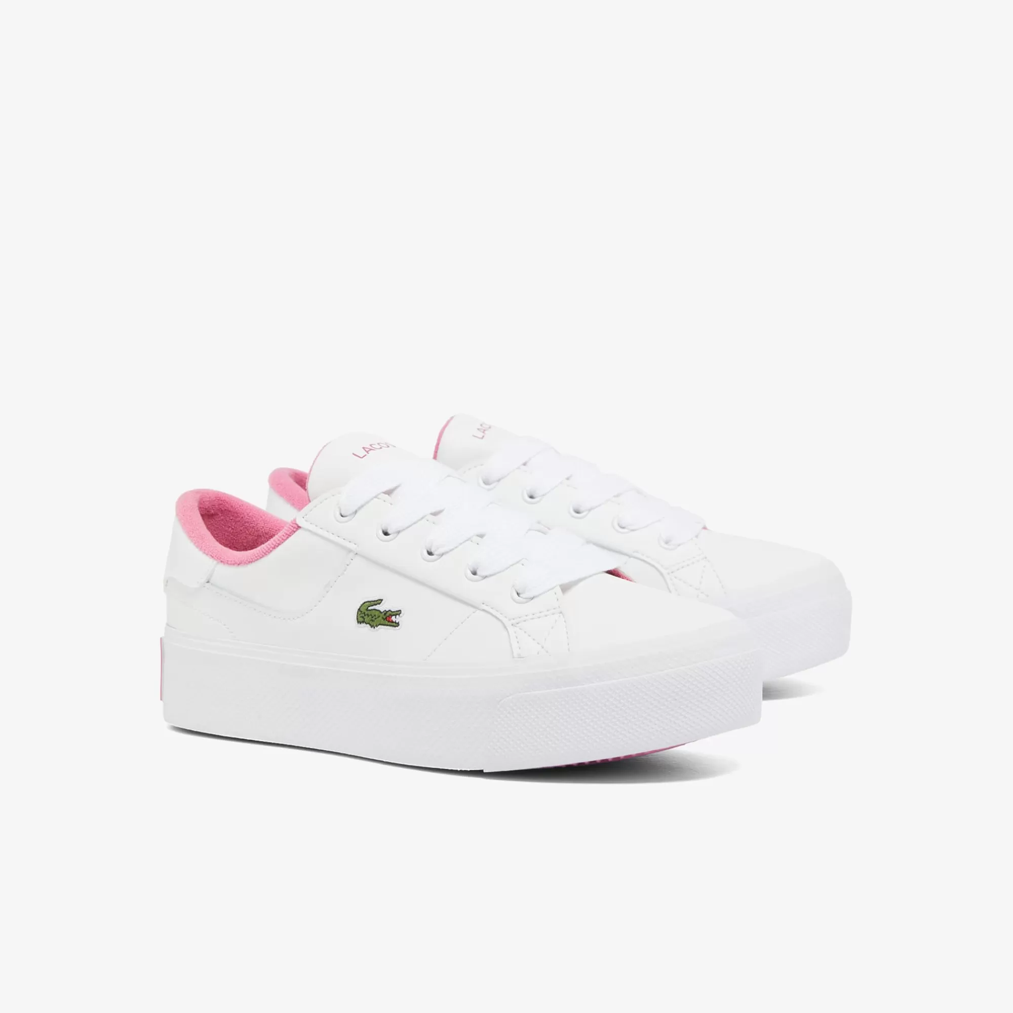 MULHER LACOSTE Sapatilhas^Sapatilhas Ziane Platform em Pele para Mulher