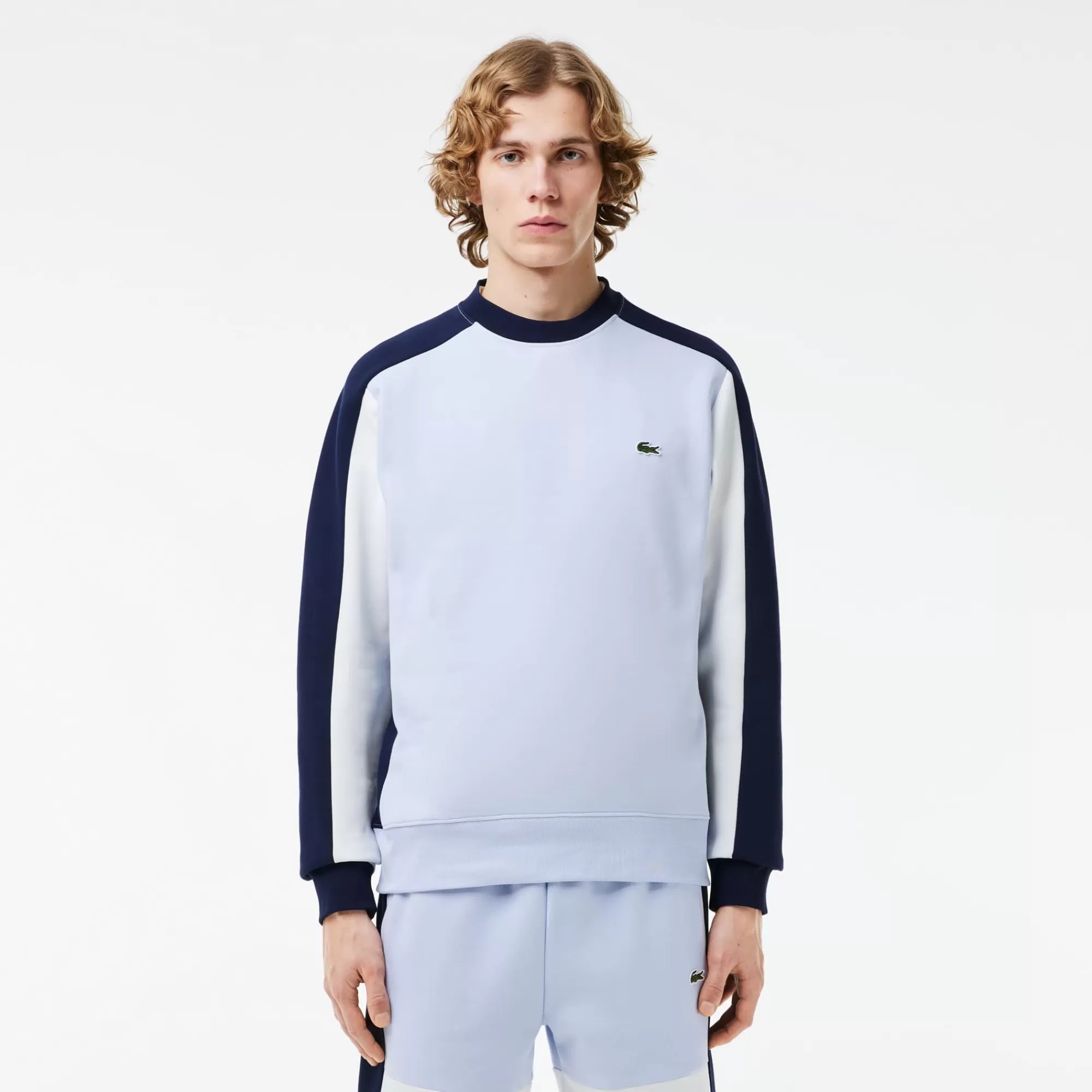 LACOSTE Sweatshirt^Sweatshirt Colorblock com Gola Redonda