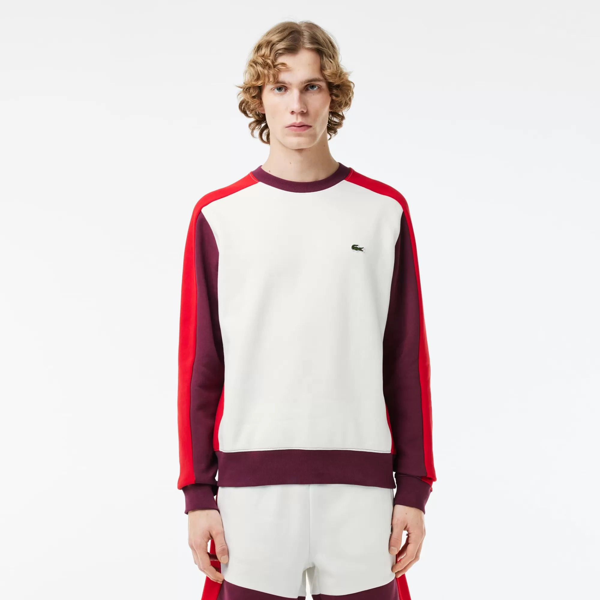 LACOSTE Sweatshirt^Sweatshirt Colorblock com Gola Redonda