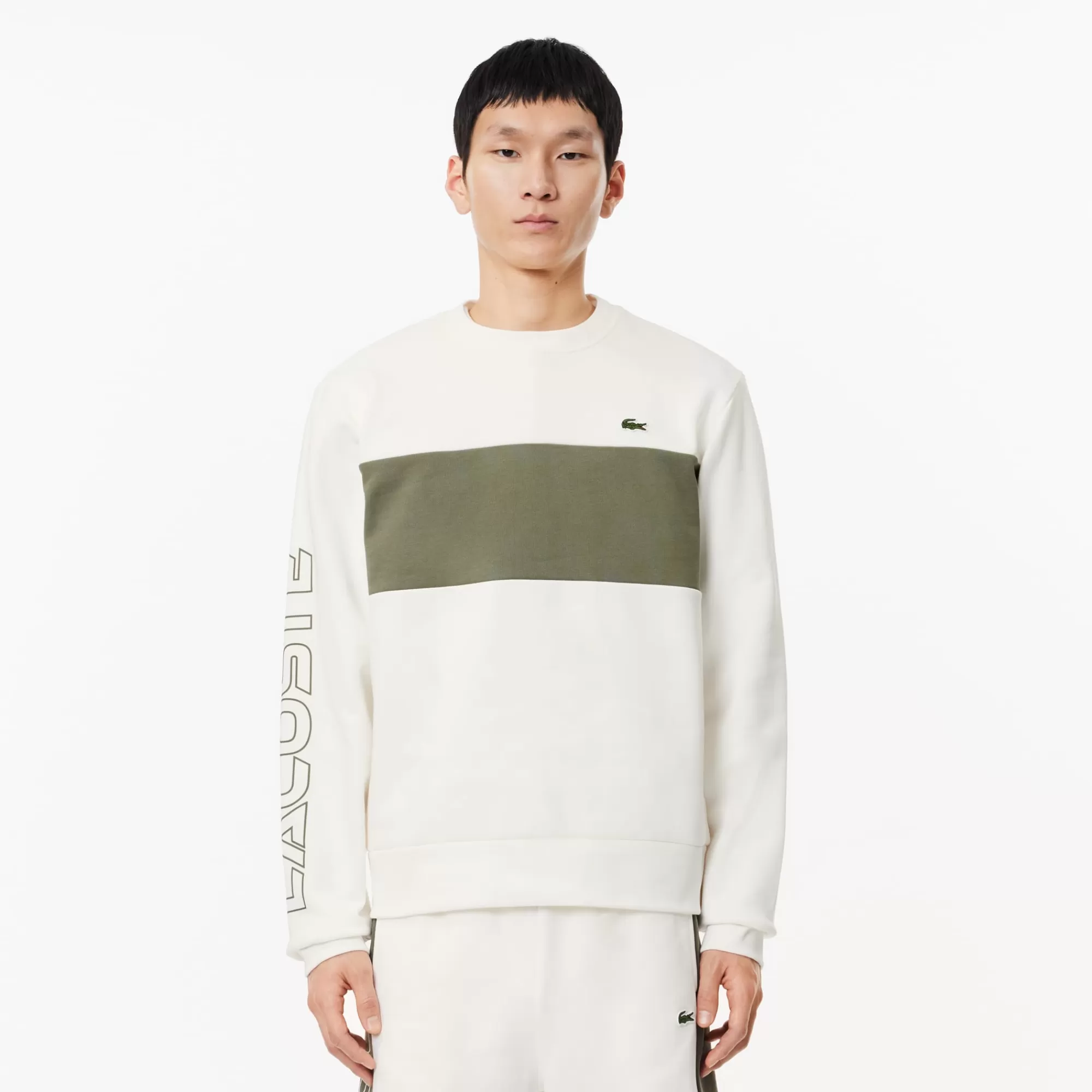 LACOSTE Sweatshirt^Sweatshirt Colorblock com Gola Redonda