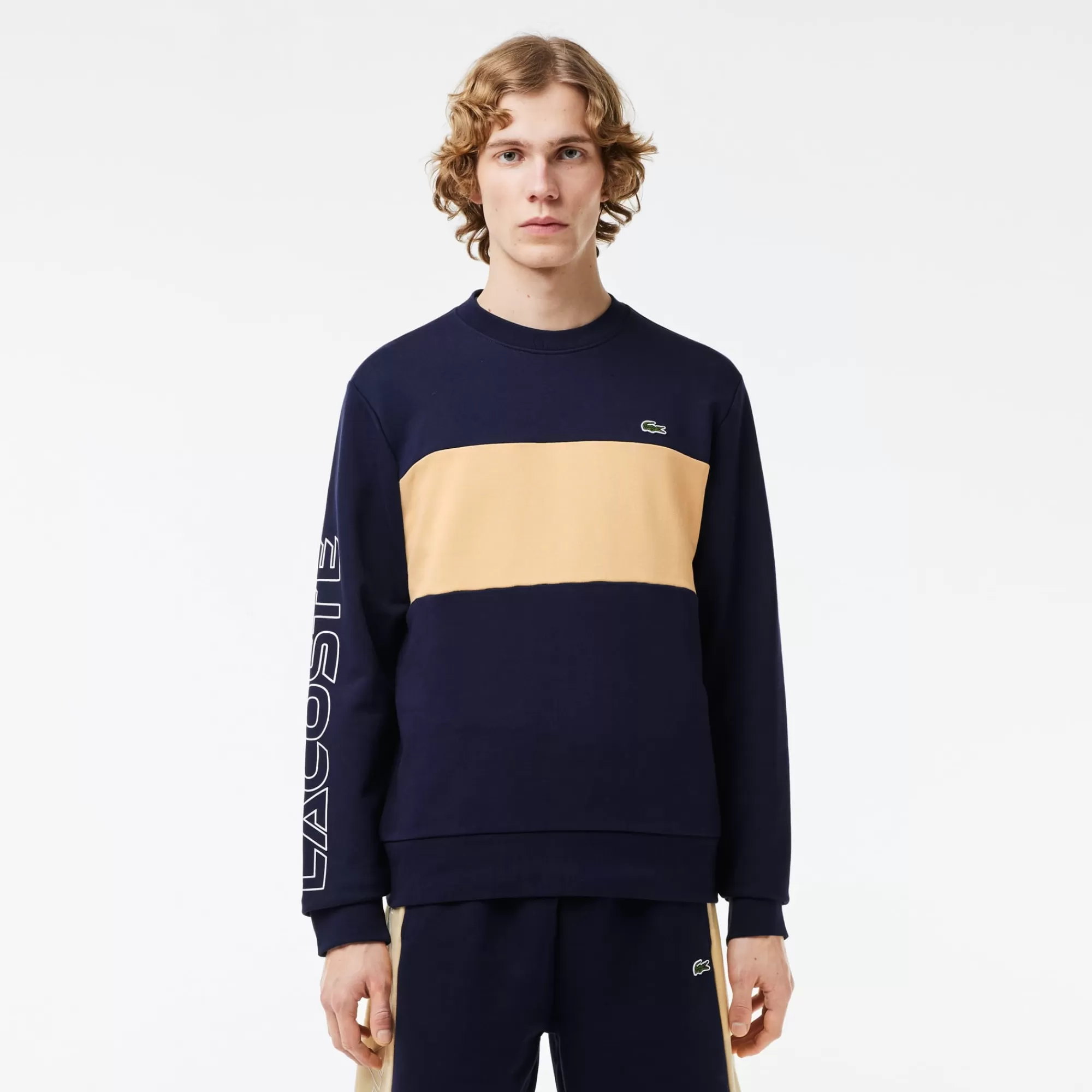 LACOSTE Sweatshirt^Sweatshirt Colorblock com Gola Redonda