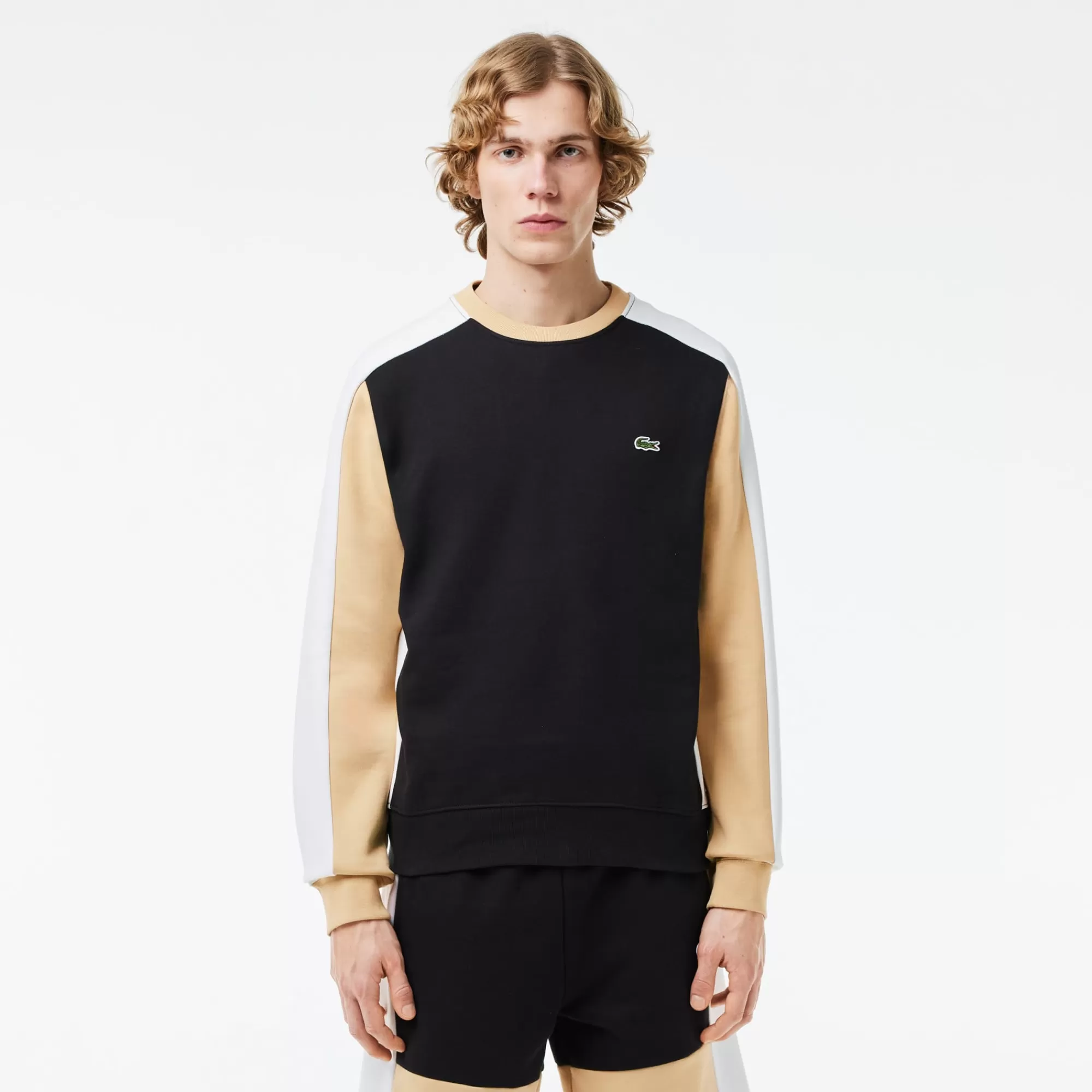 LACOSTE Sweatshirt^Sweatshirt Colorblock com Gola Redonda