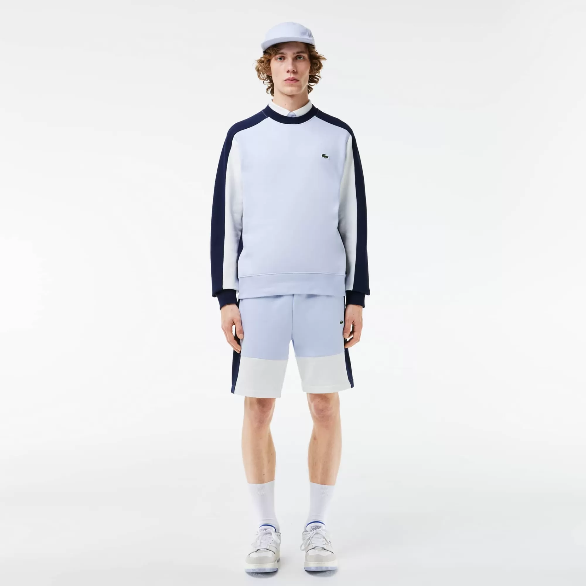 LACOSTE Sweatshirt^Sweatshirt Colorblock com Gola Redonda