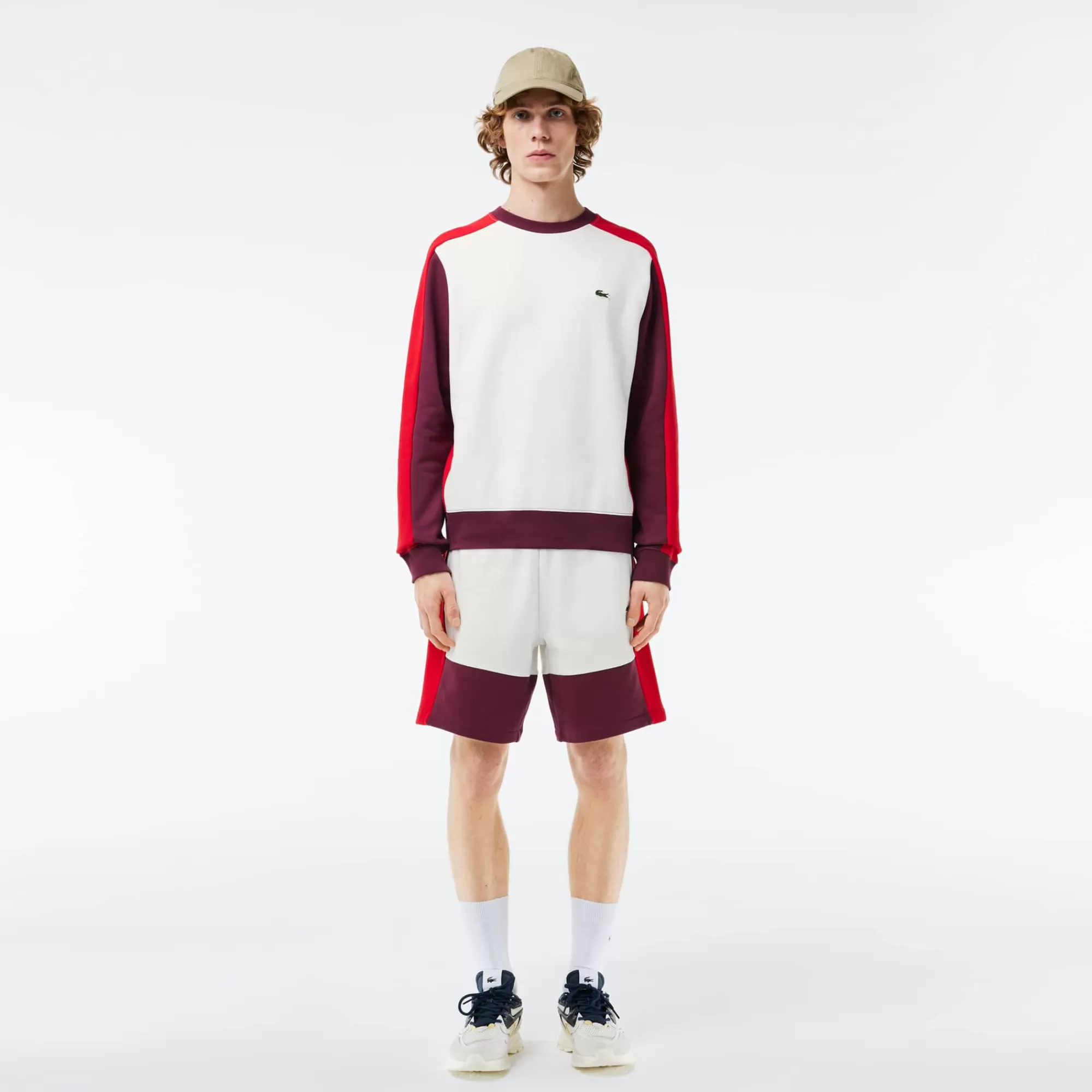 LACOSTE Sweatshirt^Sweatshirt Colorblock com Gola Redonda