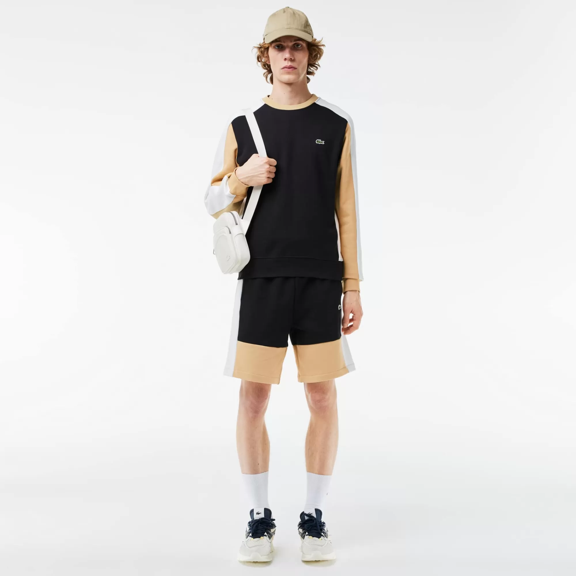 LACOSTE Sweatshirt^Sweatshirt Colorblock com Gola Redonda