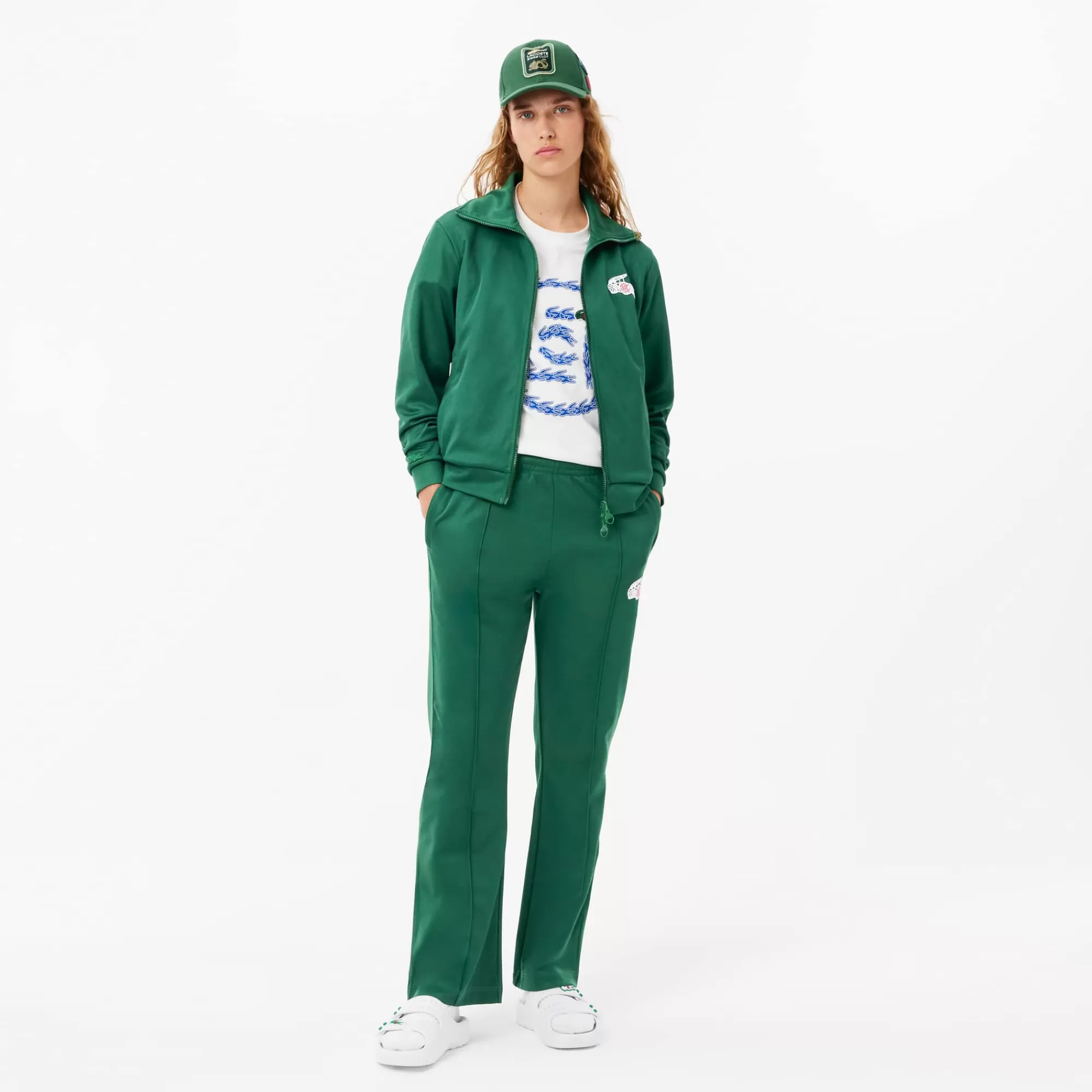 MULHER LACOSTE Sweatshirts | Sweatshirt^Sweatshirt com Fecho x Clot