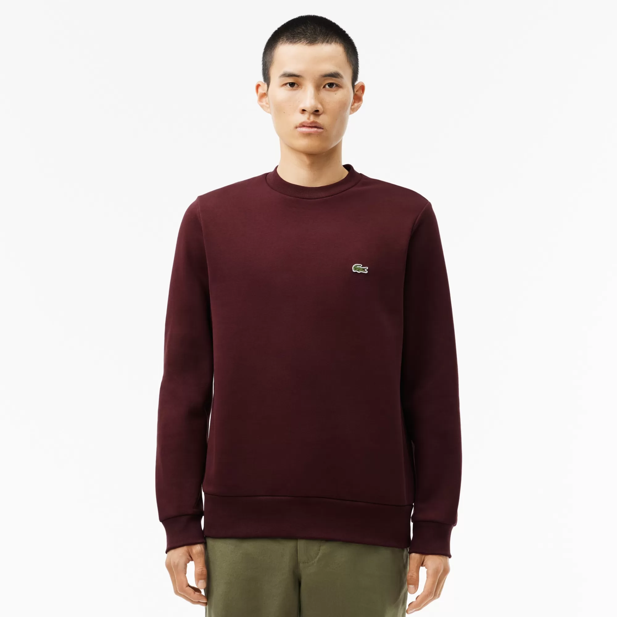 LACOSTE Sweatshirt^Sweatshirt de Felpa com Gola Redonda
