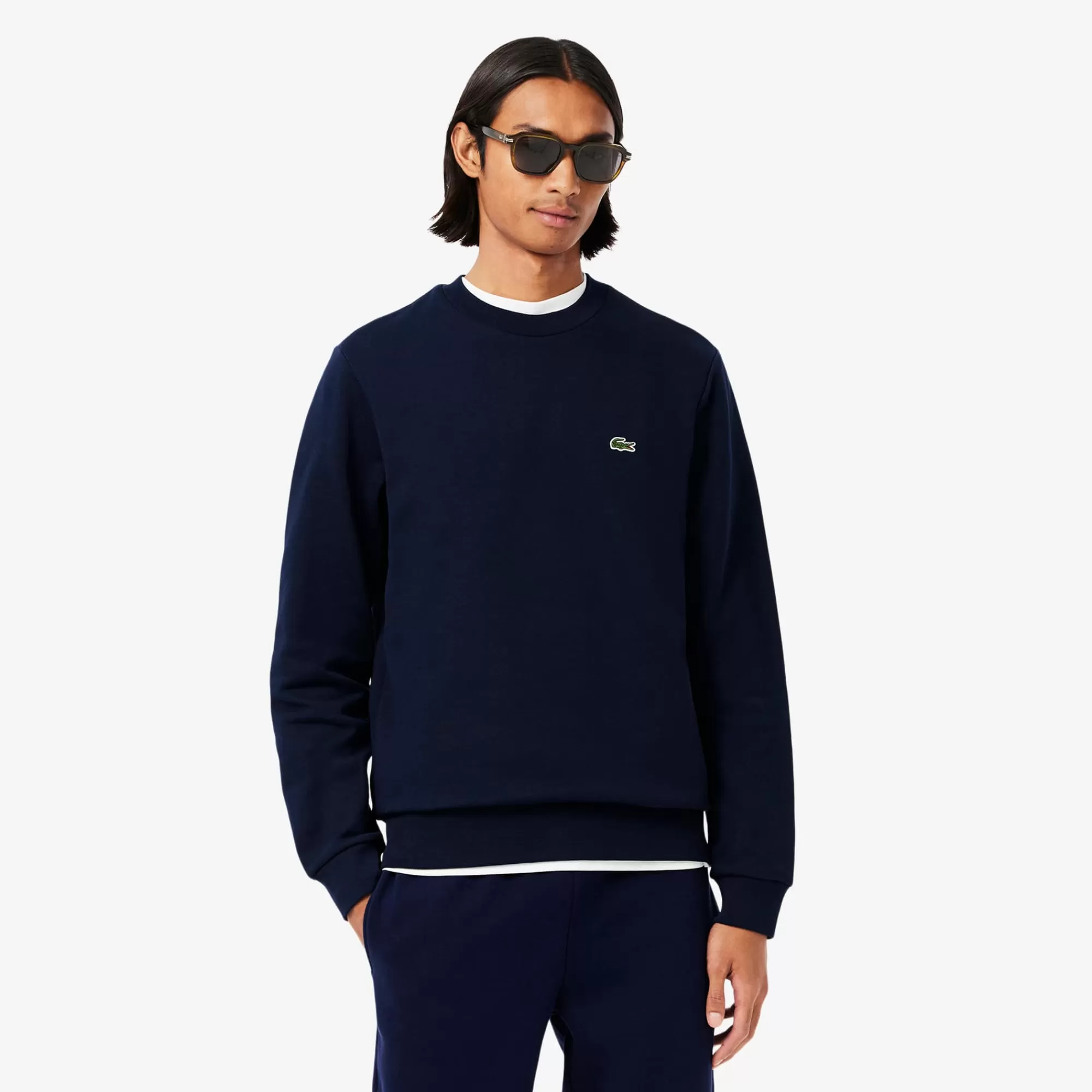 LACOSTE Sweatshirt^Sweatshirt de Felpa com Gola Redonda