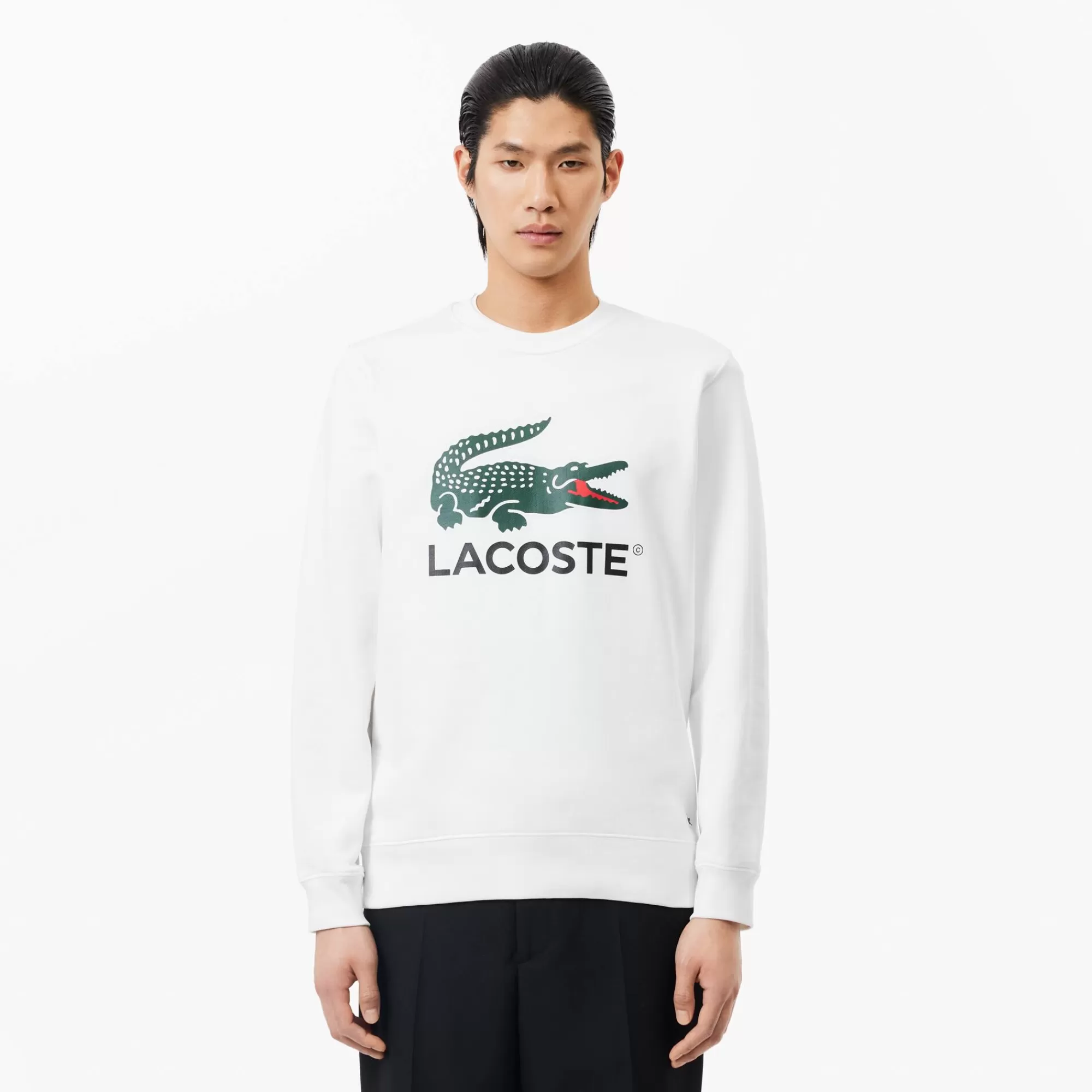 LACOSTE Sweatshirt^Sweatshirt de Felpa com Gola Redonda