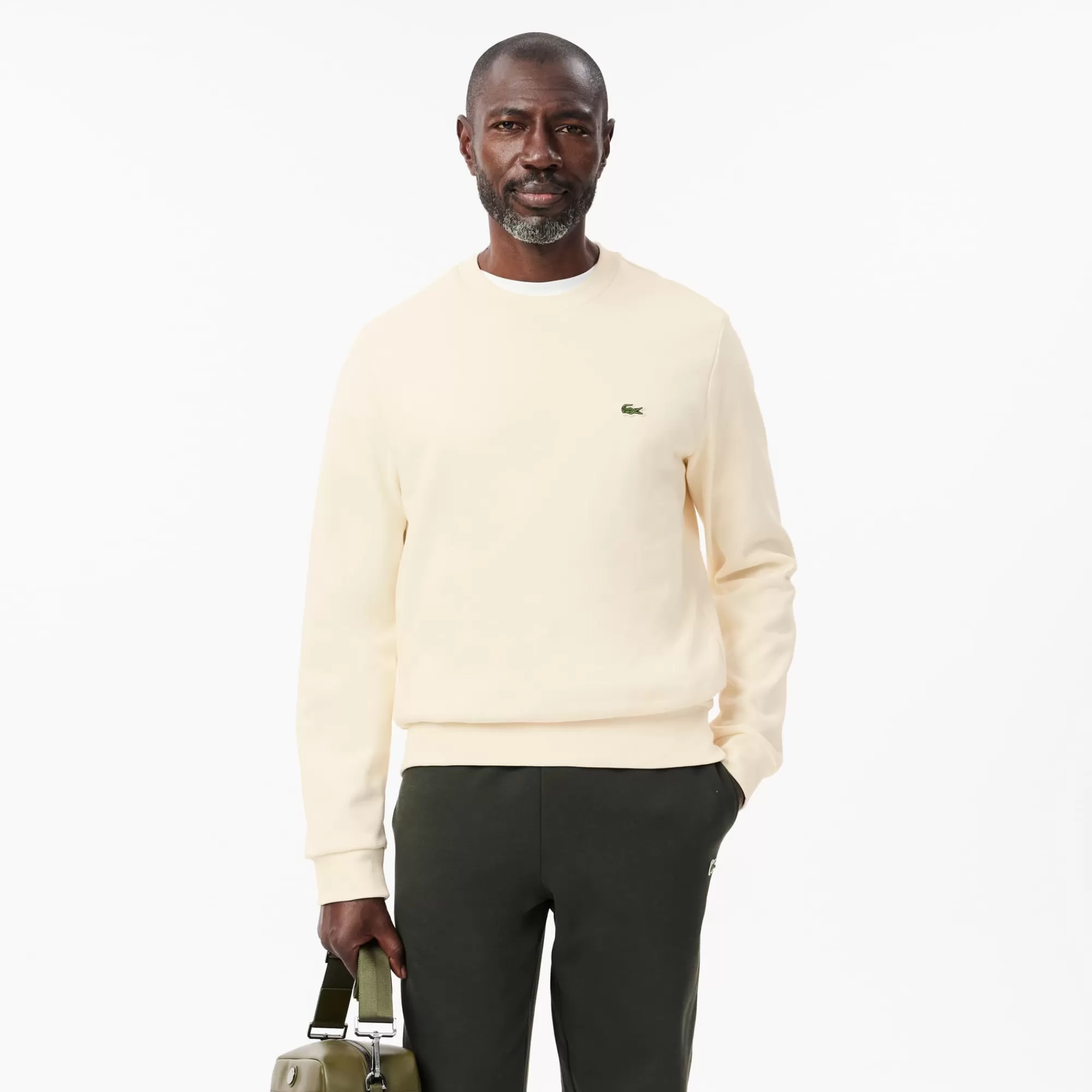 LACOSTE Sweatshirt^Sweatshirt de Felpa com Gola Redonda