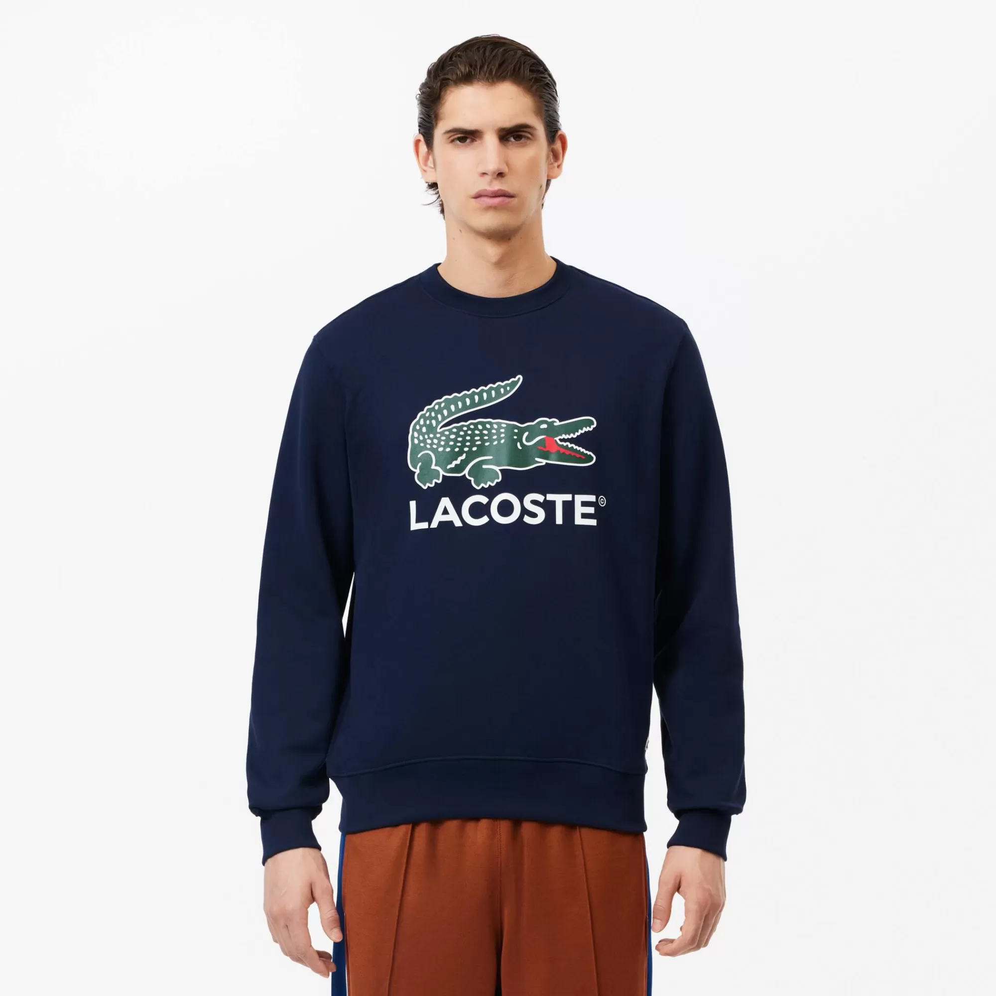 LACOSTE Sweatshirt^Sweatshirt de Felpa com Gola Redonda