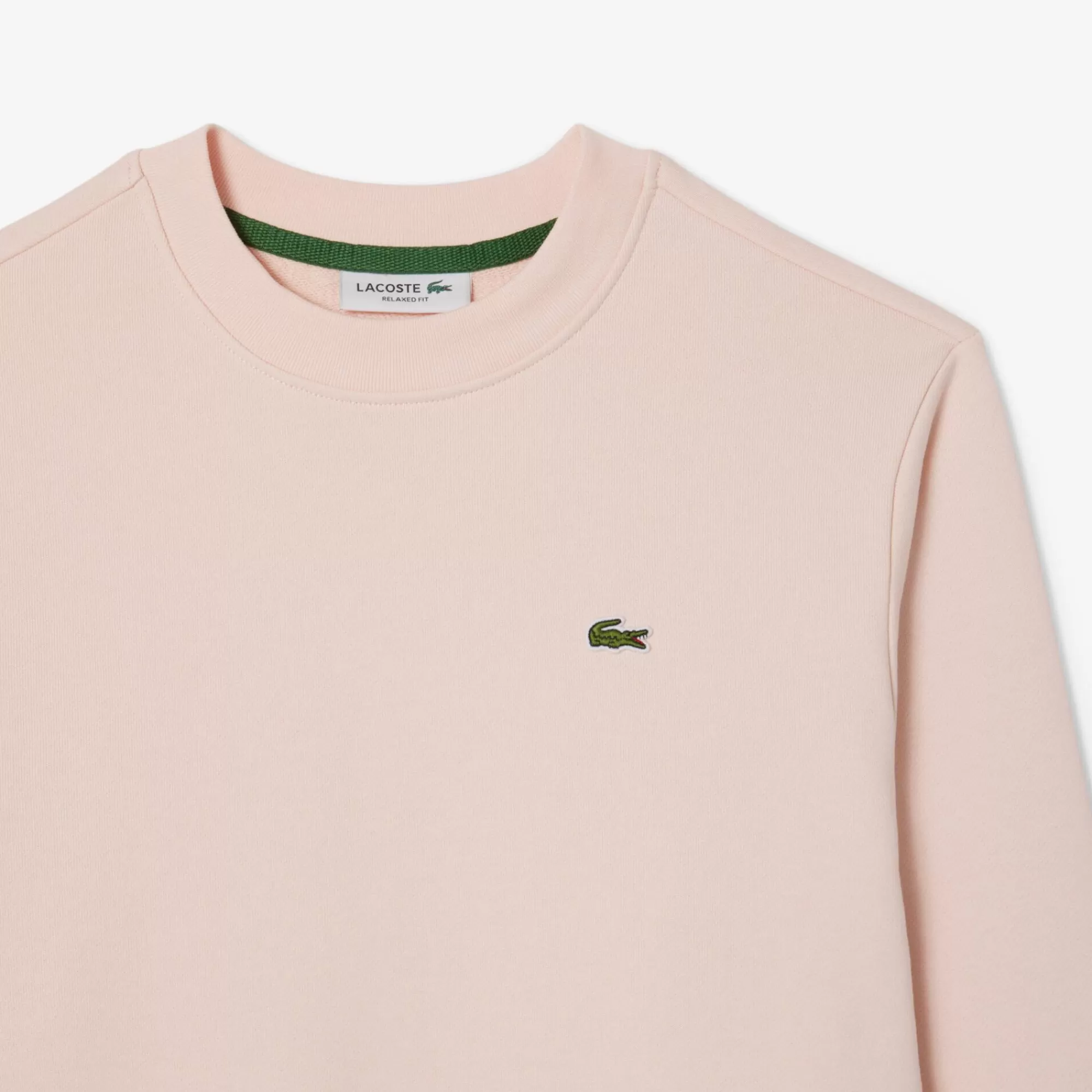 MULHER LACOSTE Sweatshirts^Sweatshirt de Felpa com Gola Redonda Relaxed Fit