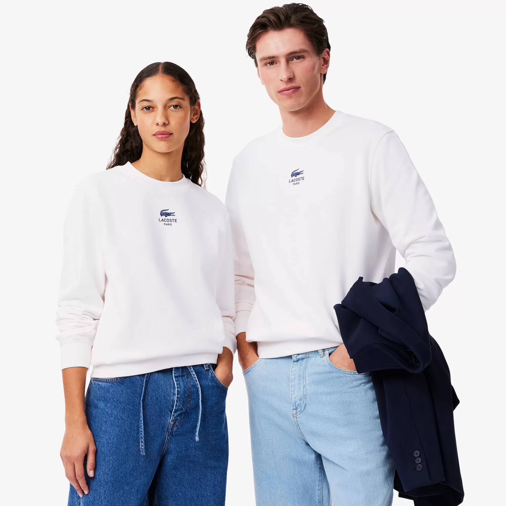 MULHER LACOSTE Sweatshirts | Sweatshirt^Sweatshirt de Felpa Estampada