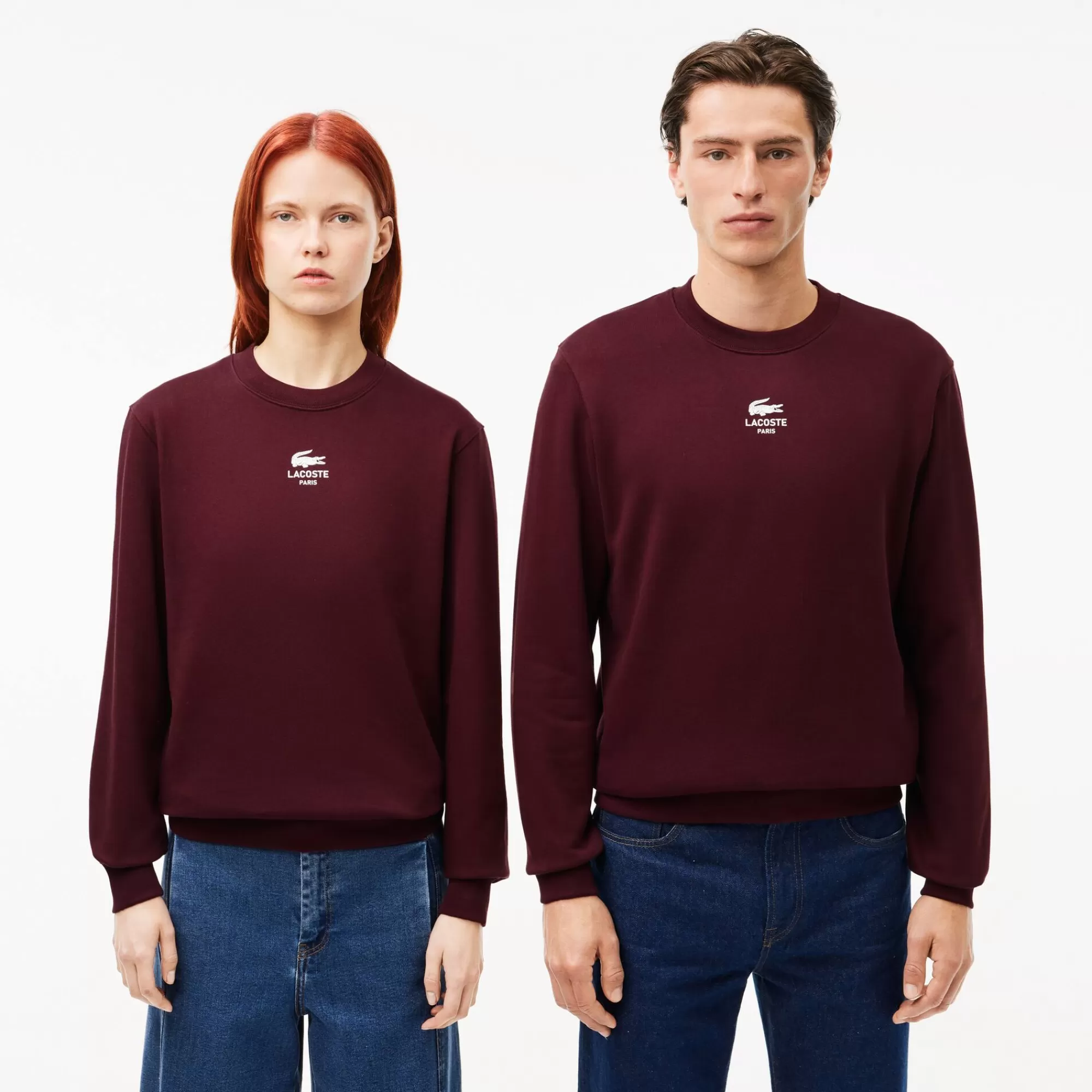 MULHER LACOSTE Sweatshirts | Sweatshirt^Sweatshirt de Felpa Estampada