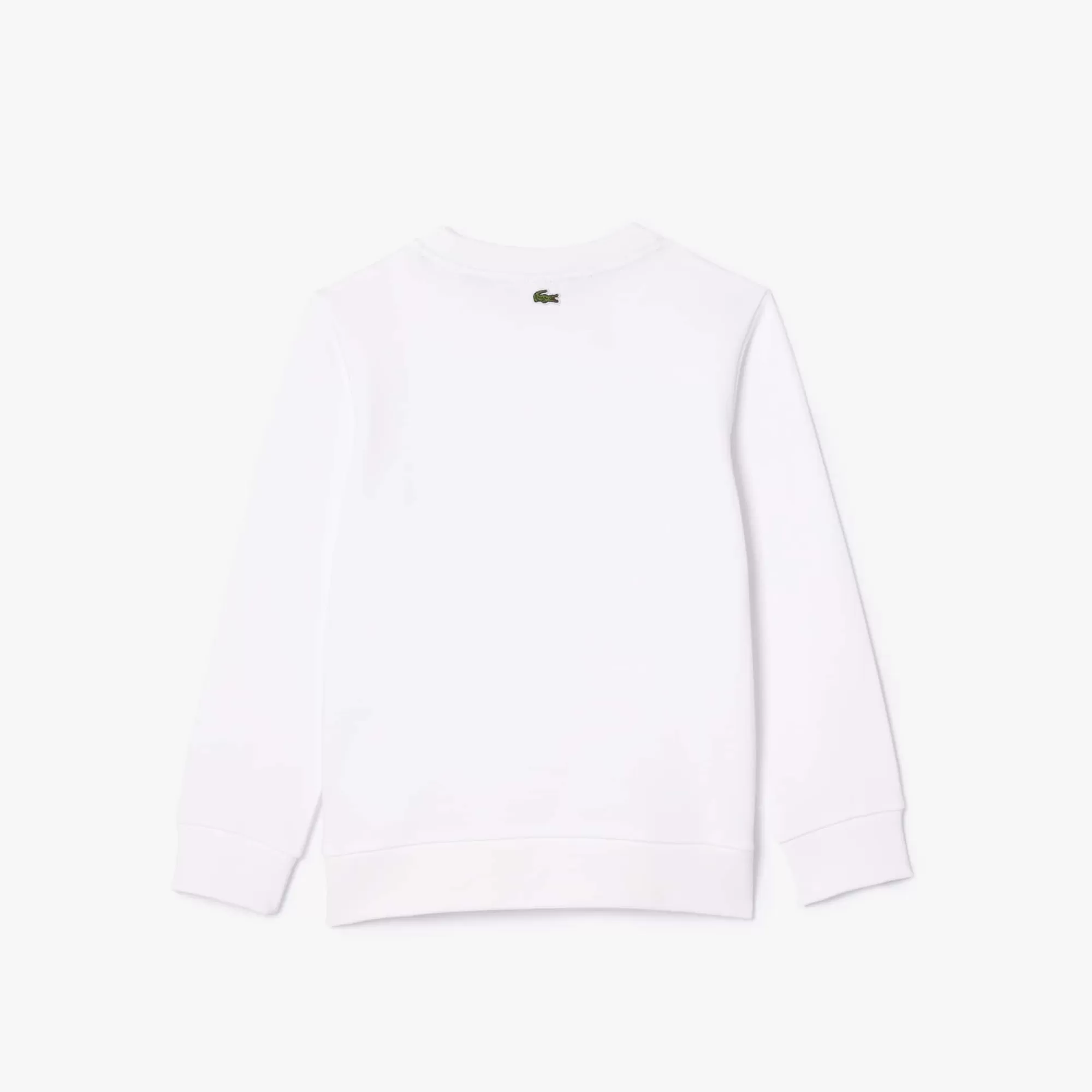 Crianças LACOSTE Moda Menina | Moda Menino^Sweatshirt de Felpa Estampada com Gola Redonda