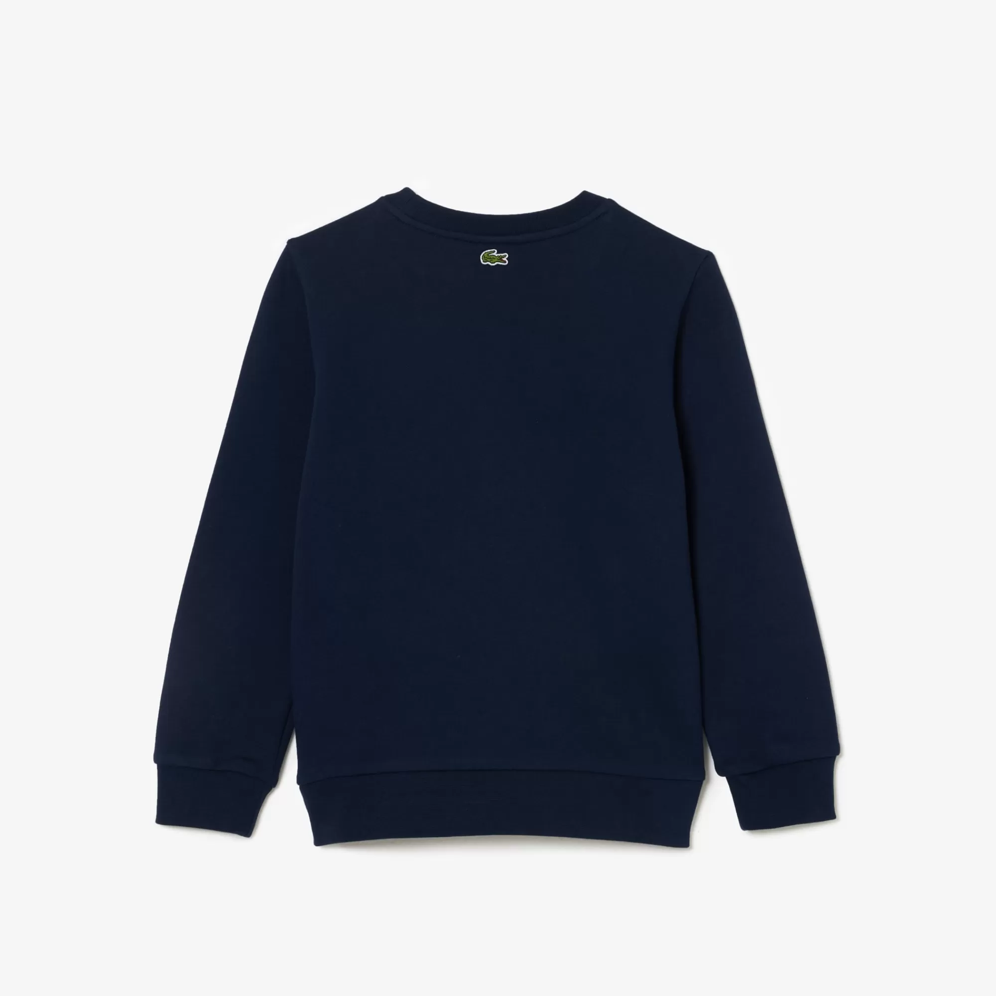 Crianças LACOSTE Moda Menina | Moda Menino^Sweatshirt de Felpa Estampada com Gola Redonda