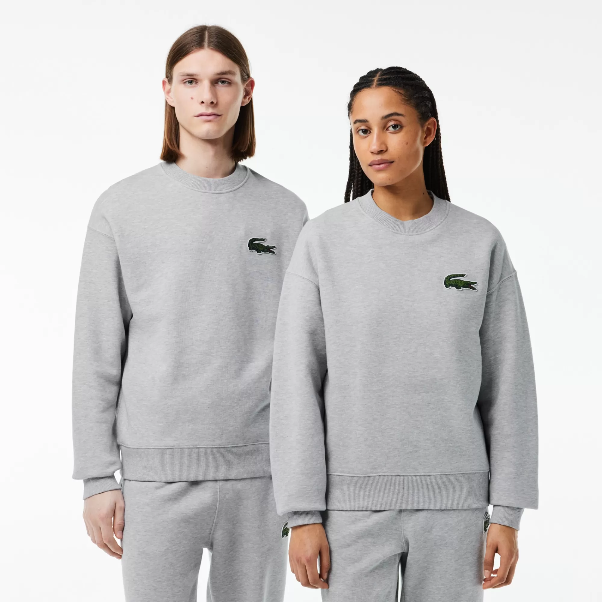 MULHER LACOSTE Sweatshirts | Sweatshirt^Sweatshirt de Felpa Loose Fit