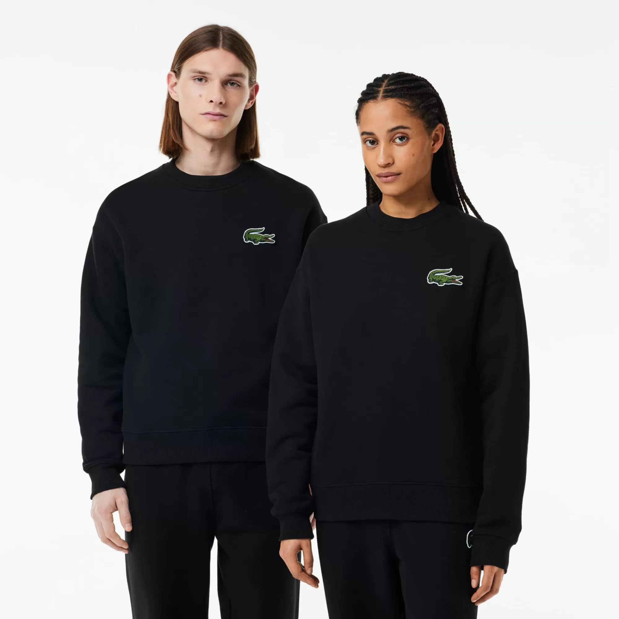 MULHER LACOSTE Fatos De Treino | Sweatshirts^Sweatshirt de Felpa Loose Fit