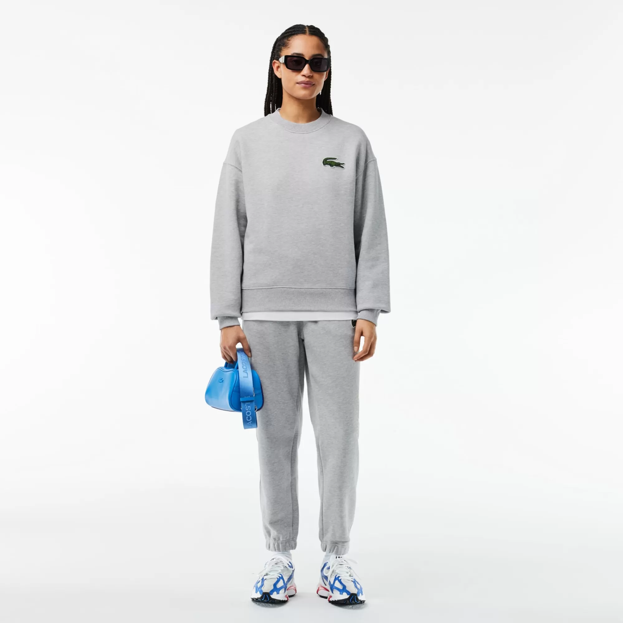 MULHER LACOSTE Sweatshirts | Sweatshirt^Sweatshirt de Felpa Loose Fit