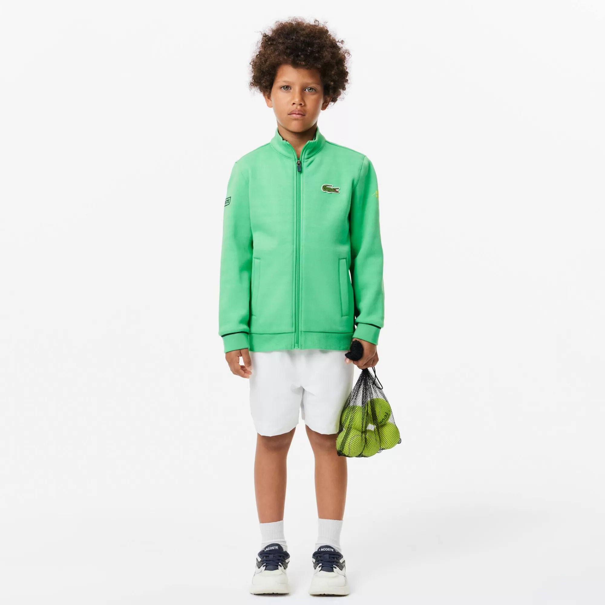 Crianças LACOSTE Moda Menina | Moda Menino^Sweatshirt de ténis com zip da Edição Mutua Madrid Open