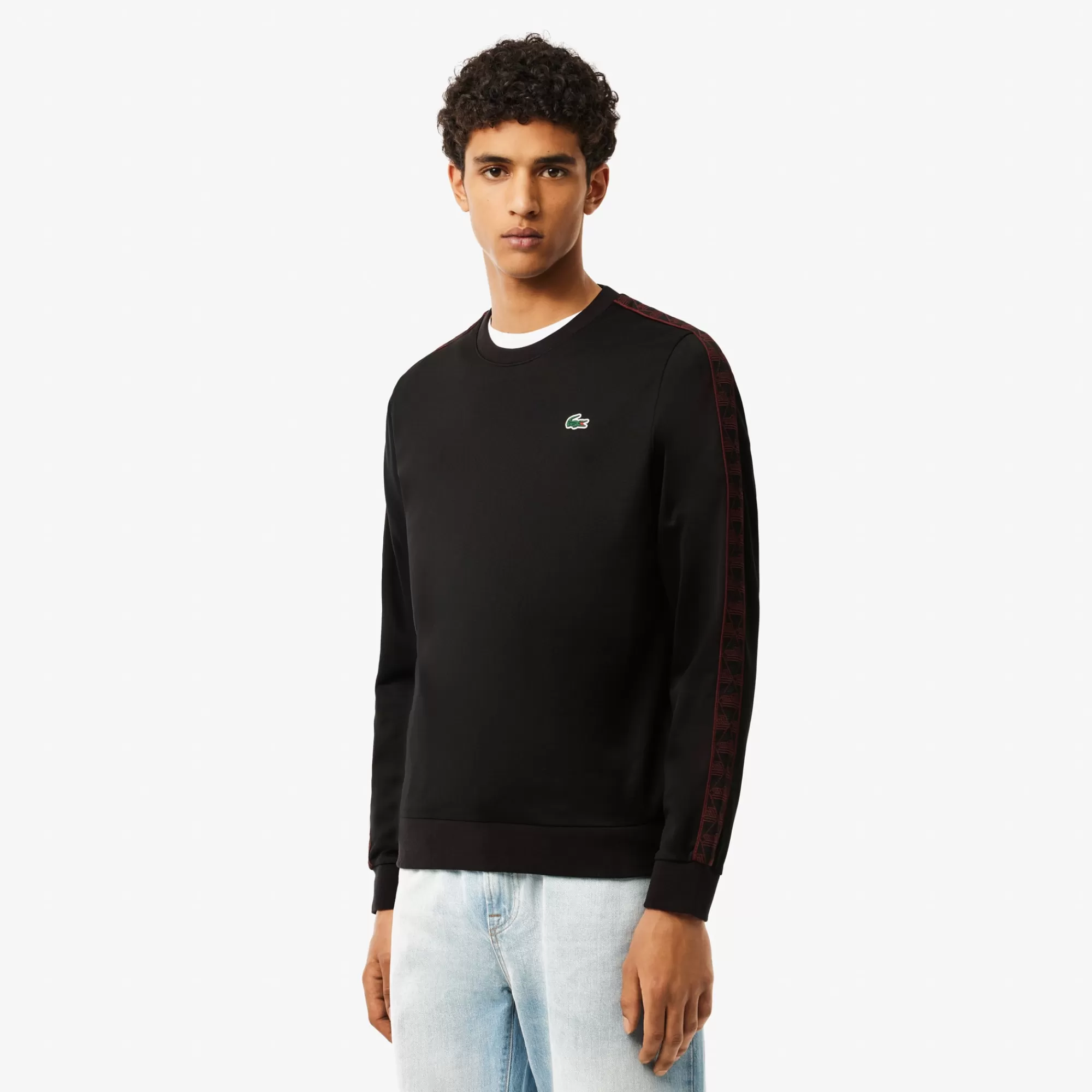 LACOSTE Ténis | Ginásio & Treino^Sweatshirt de Ténis em Jacquard Interlock