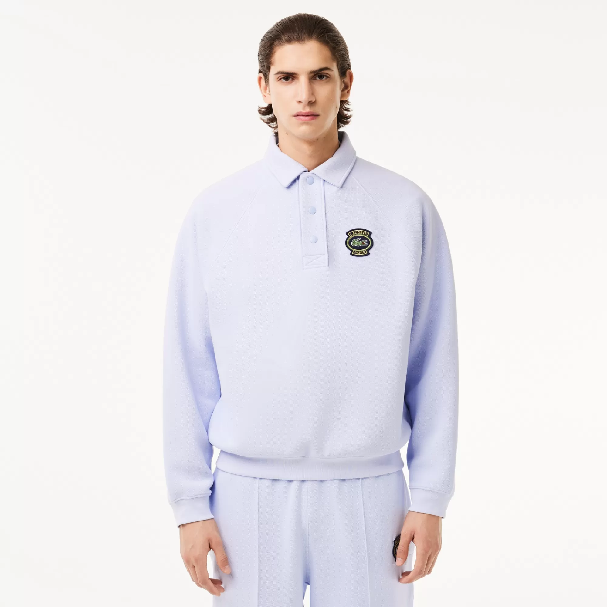 LACOSTE Fatos De Treino | Sweatshirt^Sweatshirt em Piqué Loose Fit