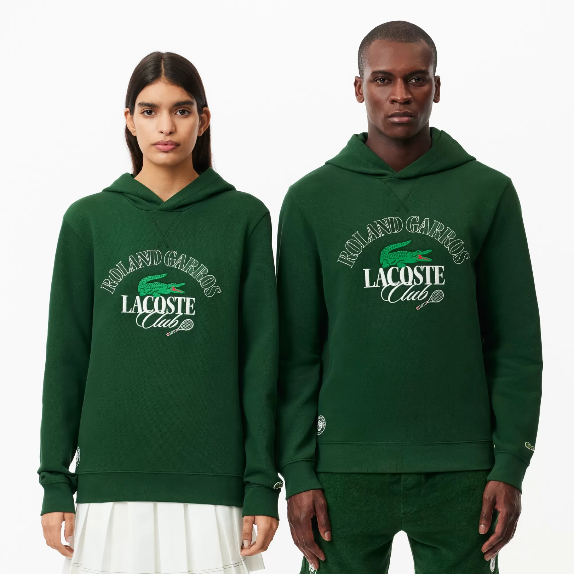 MULHER LACOSTE Ténis | Roupa Deportiva Mulher^Sweatshirt Sportsuit Edição Roland-Garros