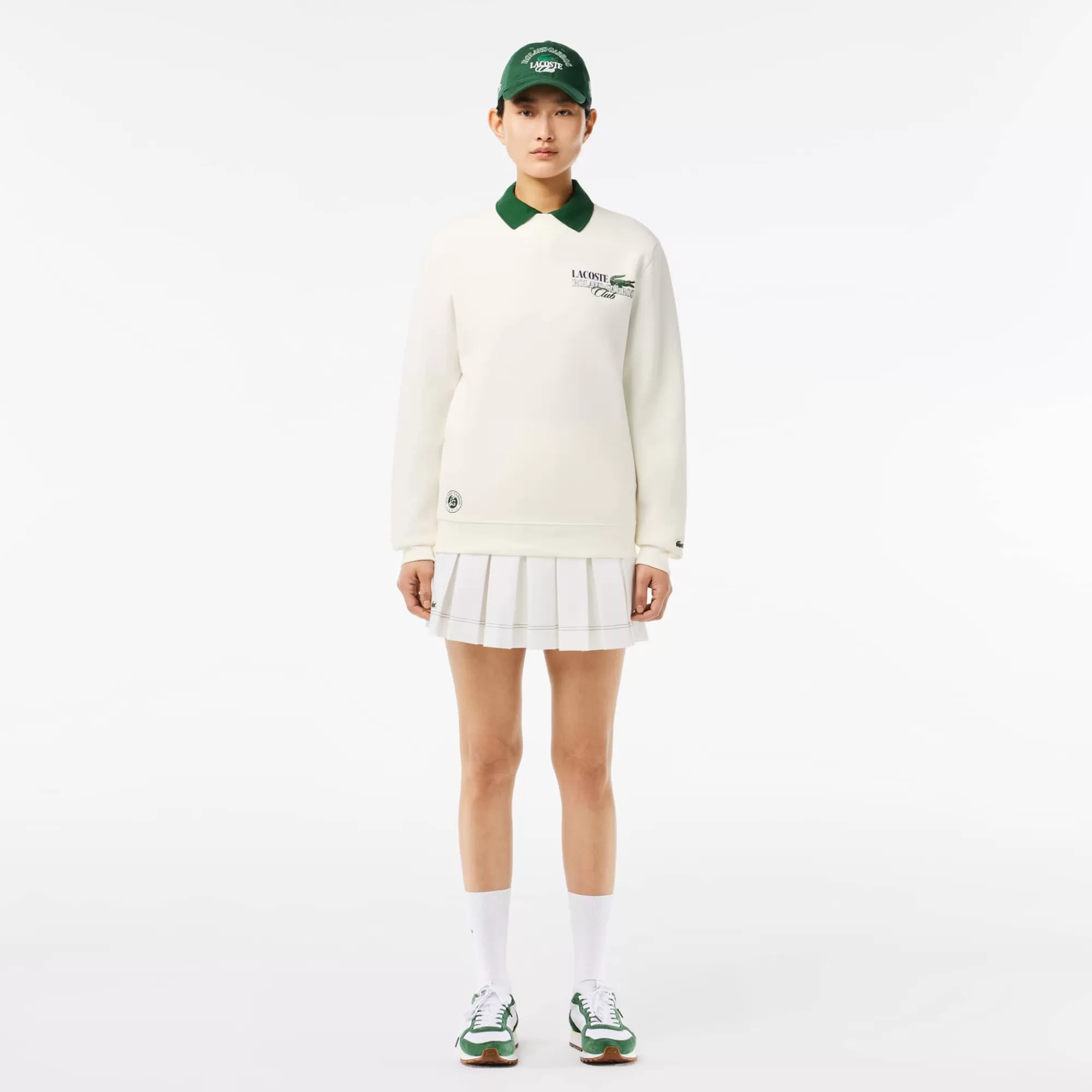 MULHER LACOSTE Ténis | Roupa Deportiva Mulher^Sweatshirt Sportsuit Edição Roland-Garros