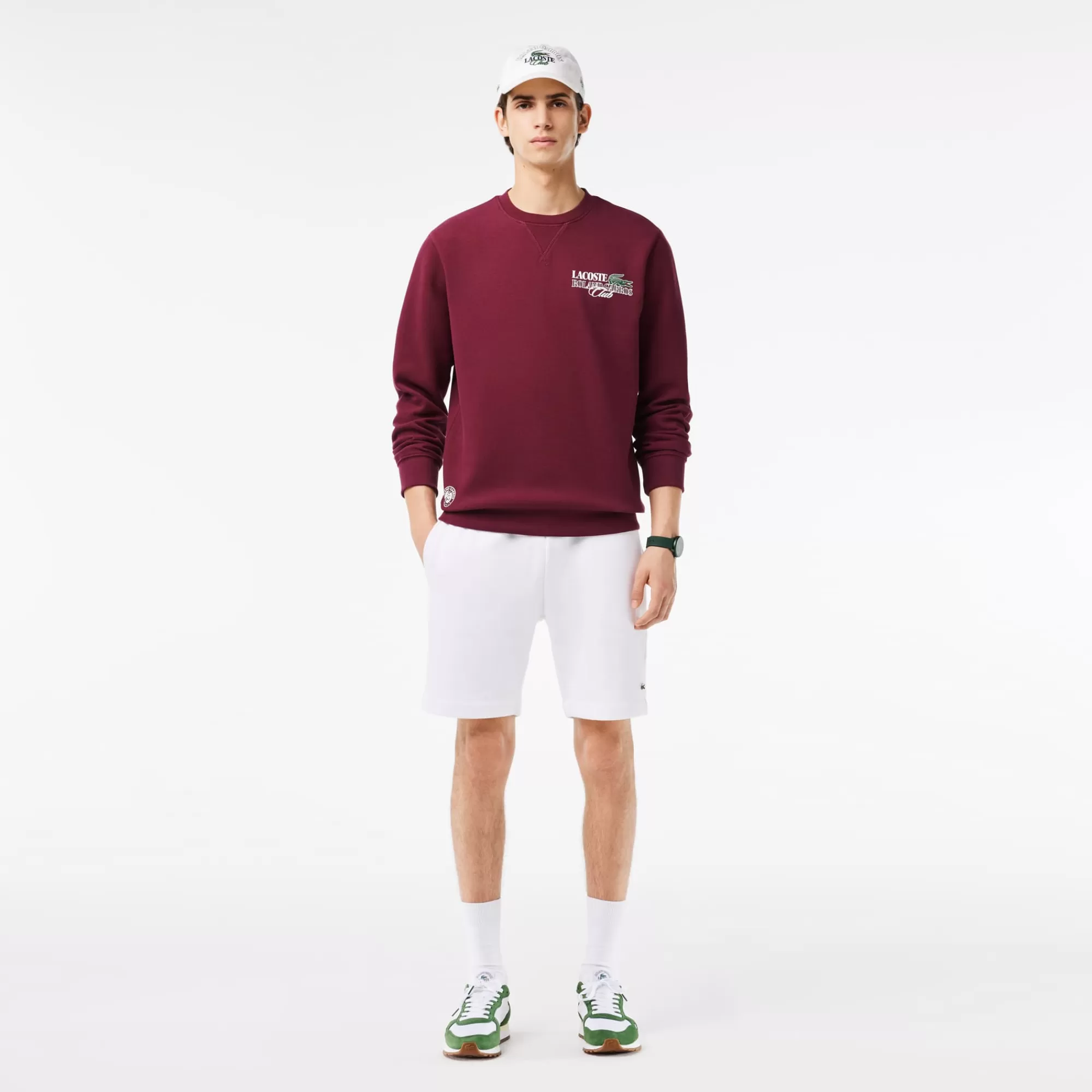 MULHER LACOSTE Ténis | Roupa Deportiva Mulher^Sweatshirt Sportsuit Edição Roland-Garros