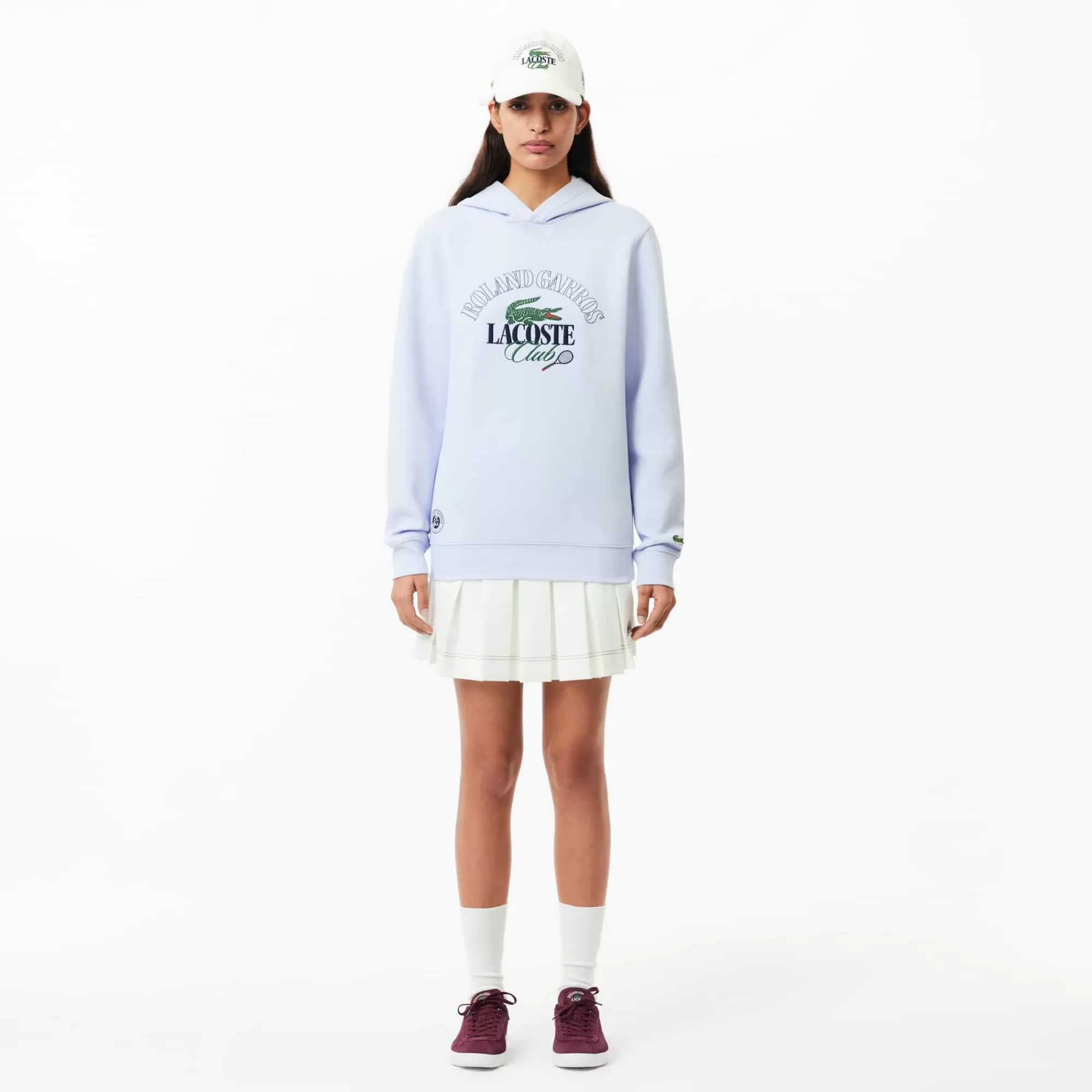 MULHER LACOSTE Ténis | Roupa Deportiva Mulher^Sweatshirt Sportsuit Edição Roland-Garros