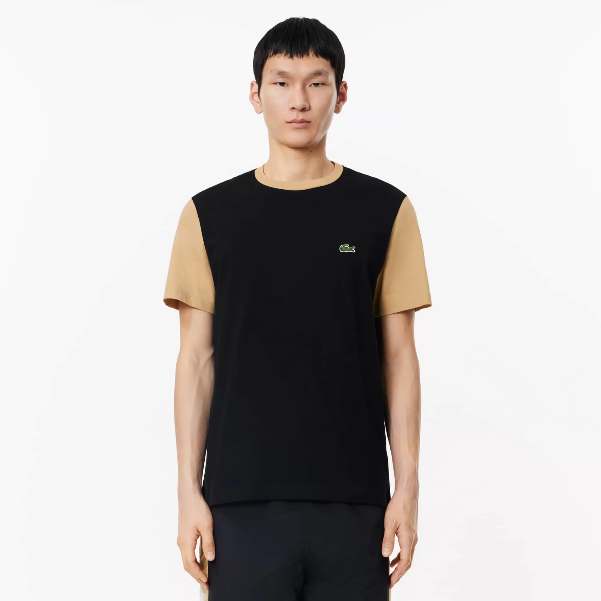LACOSTE T-Shirts^T-shirt Colorblock de Algodão Regular Fit