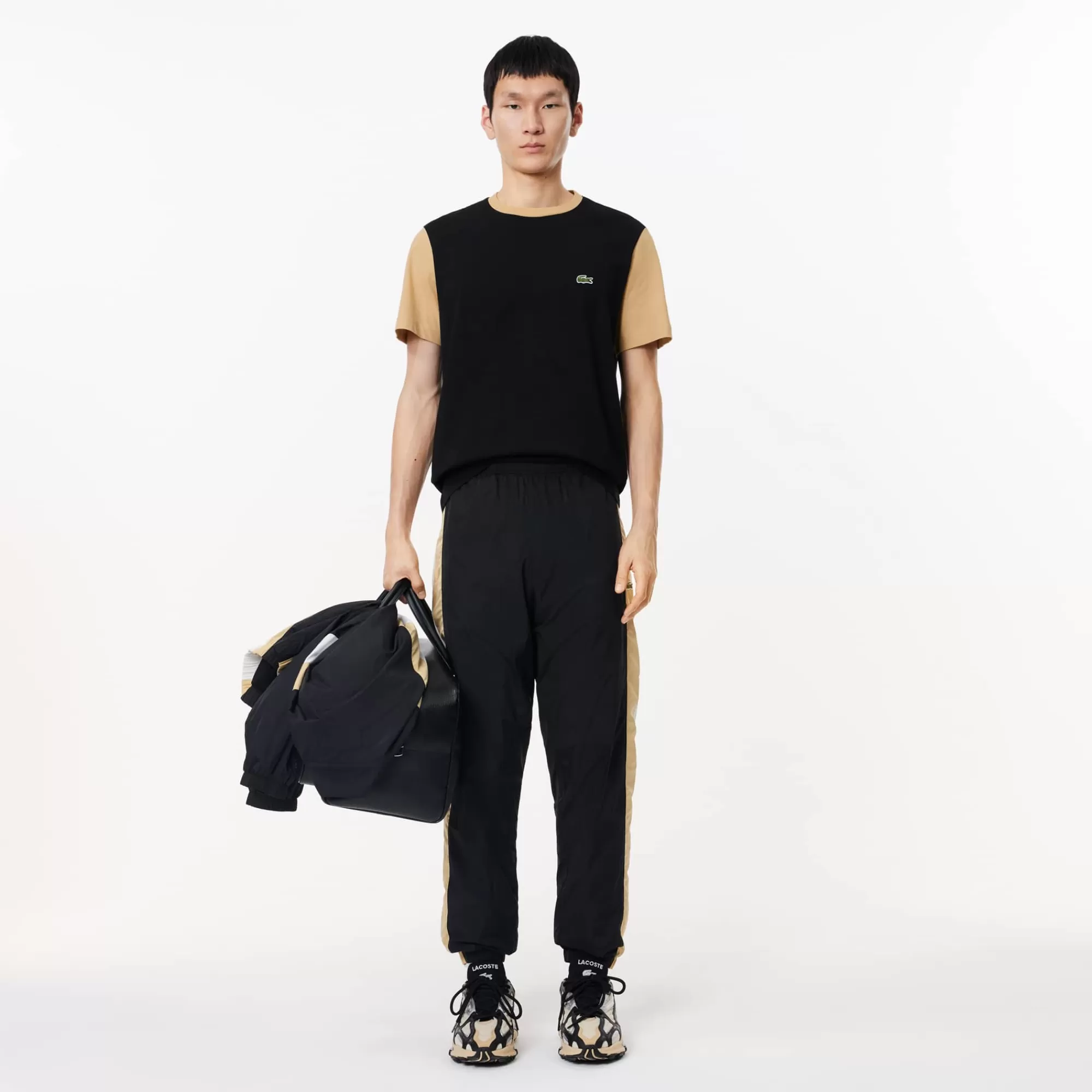 LACOSTE T-Shirts^T-shirt Colorblock de Algodão Regular Fit
