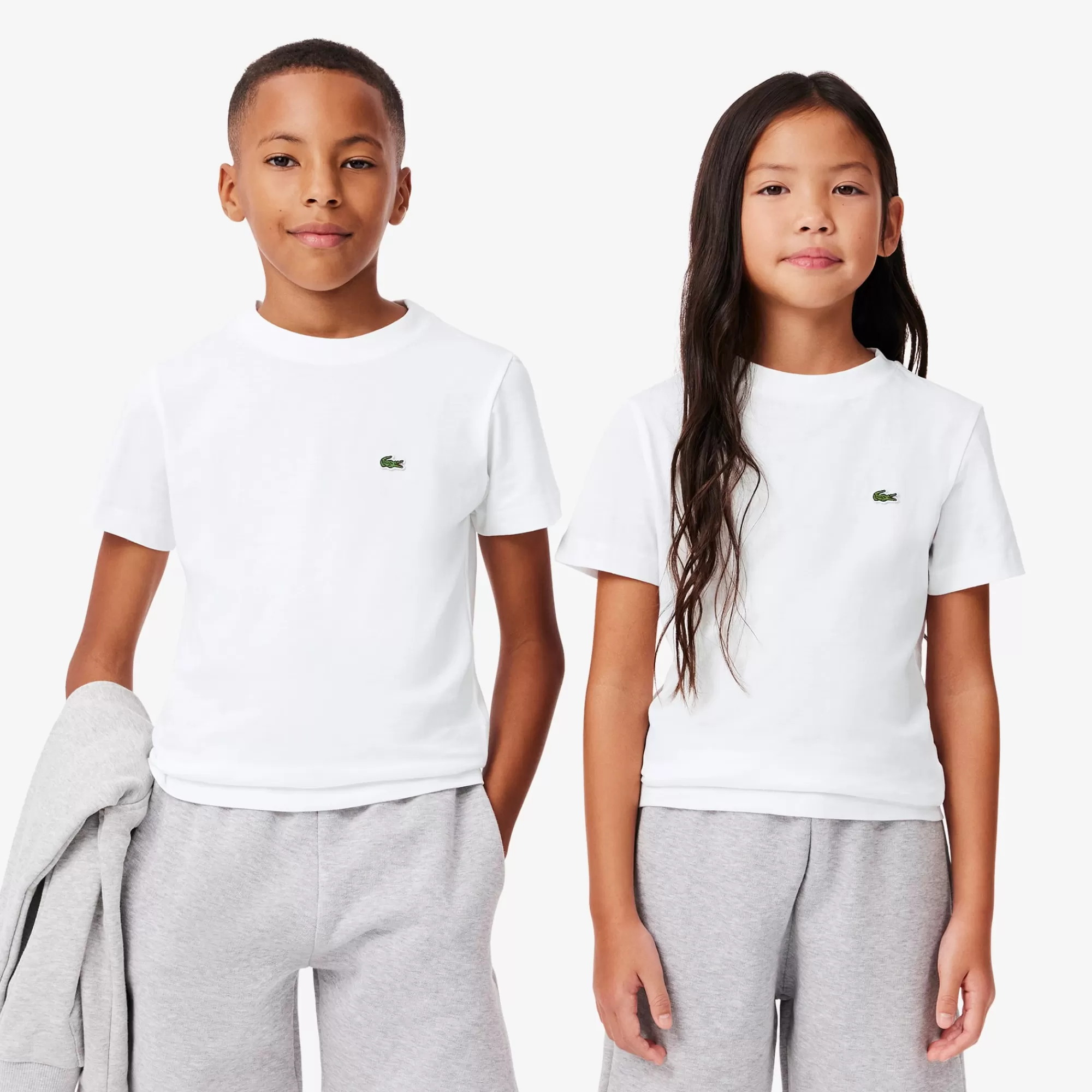 Crianças LACOSTE Moda Menina | Moda Menino^T-shirt de Algodão