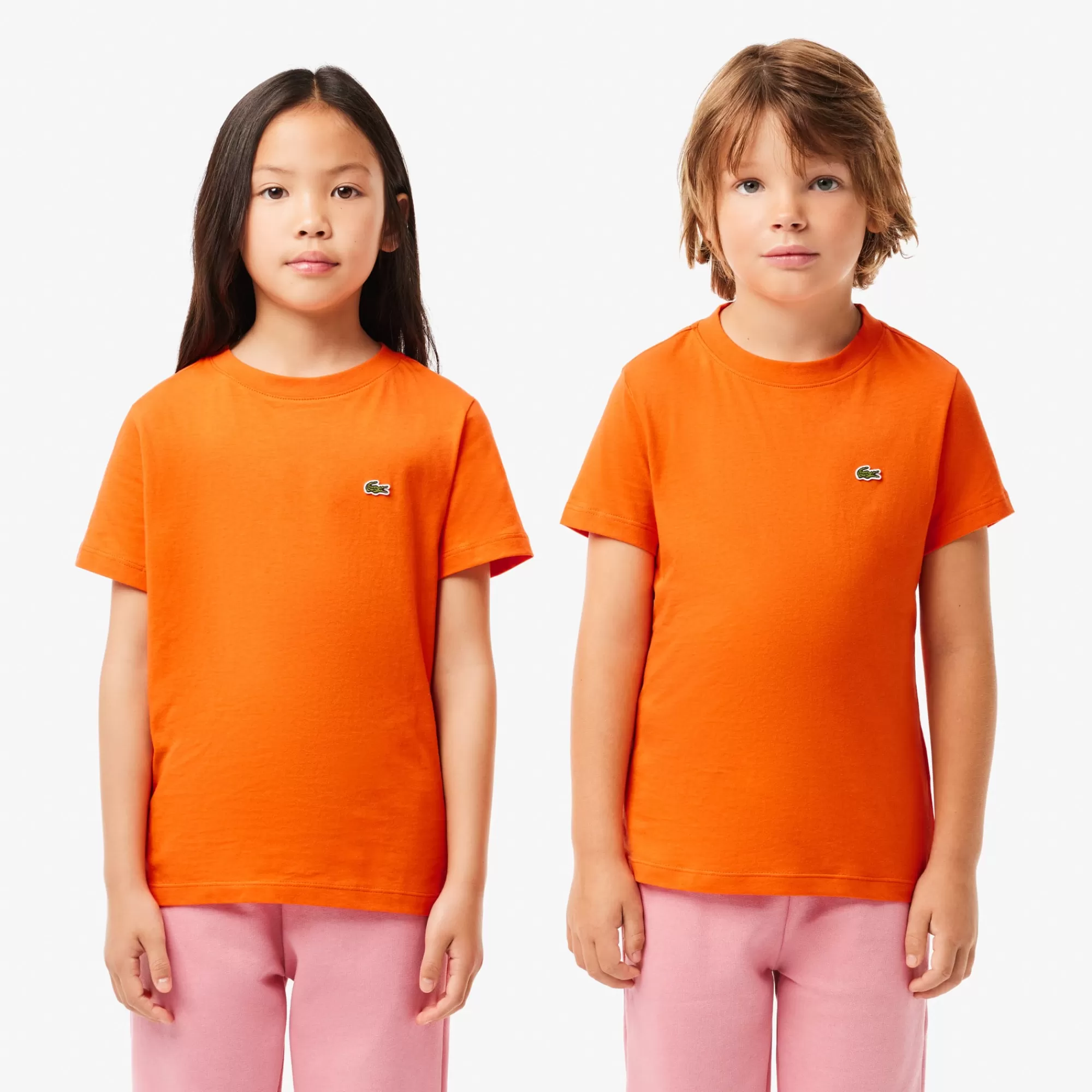 Crianças LACOSTE Moda Menina | Moda Menino^T-shirt de Algodão