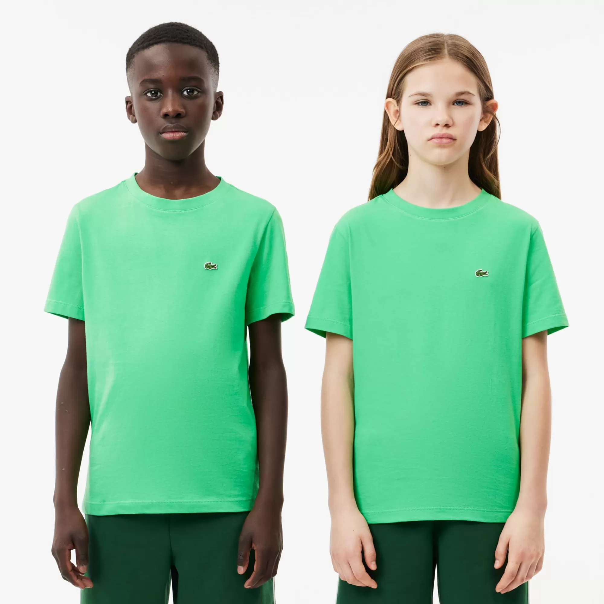 Crianças LACOSTE Moda Menina | Moda Menino^T-shirt de Algodão