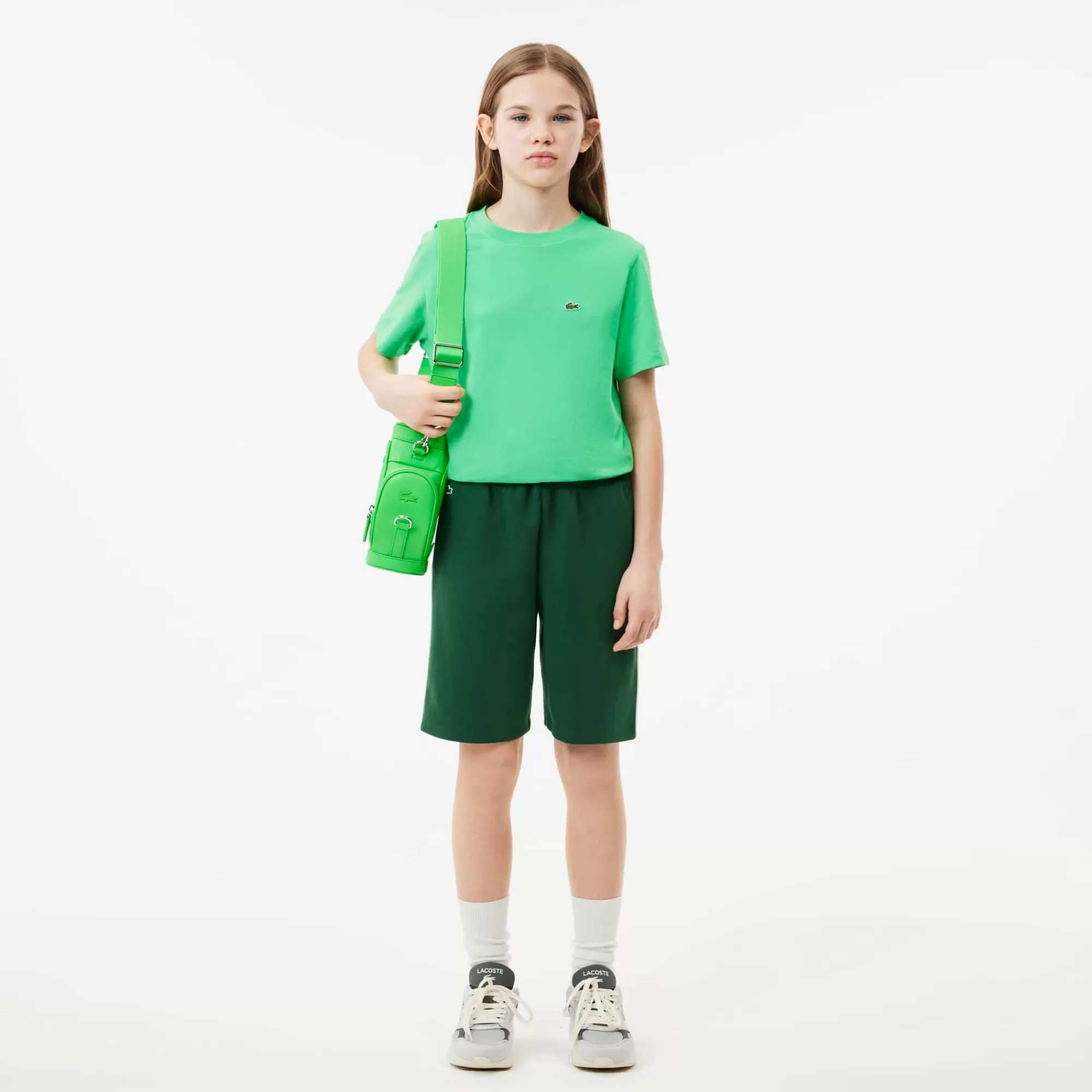 Crianças LACOSTE Moda Menina | Moda Menino^T-shirt de Algodão