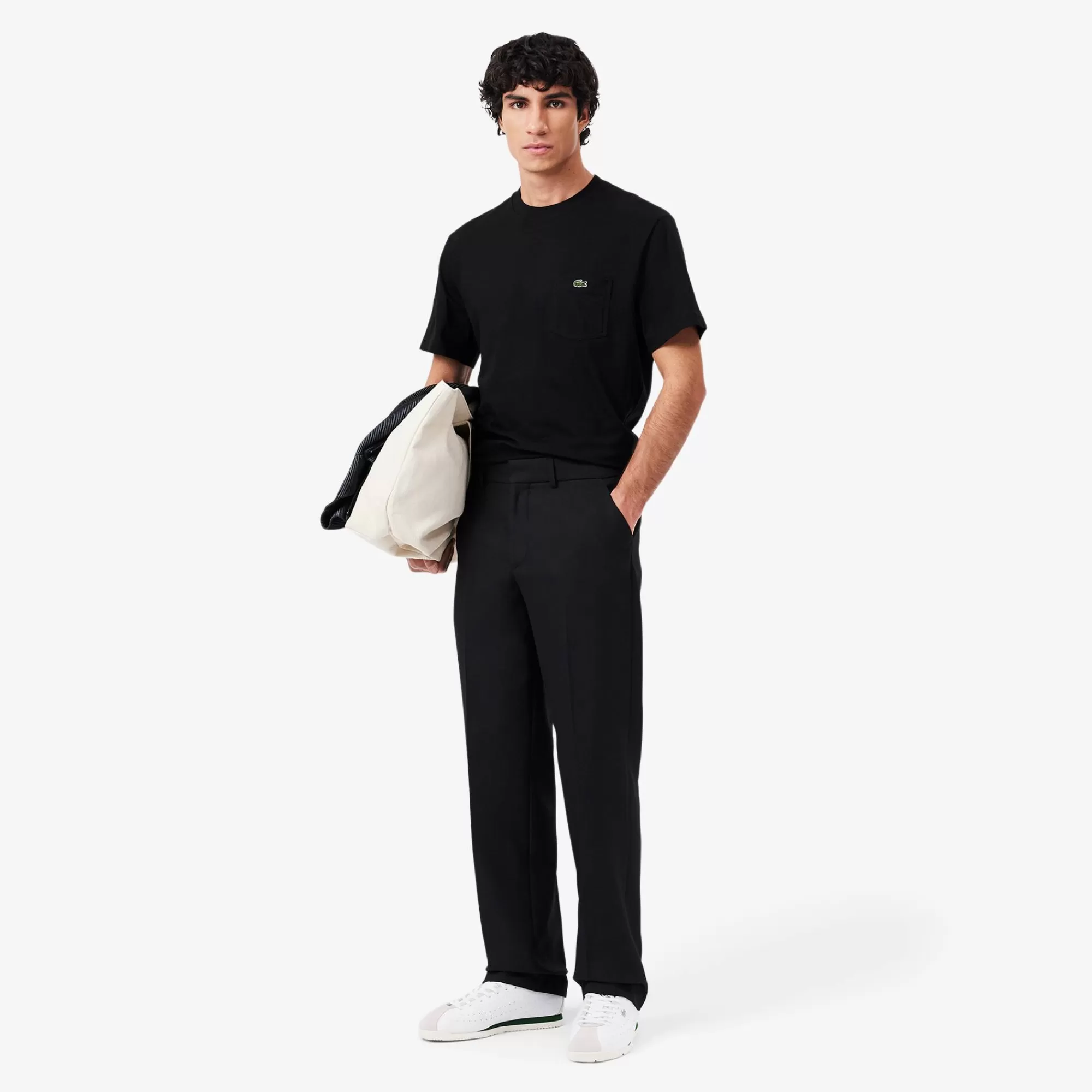 LACOSTE T-Shirts^T-shirt de Algodão com Bolso no Peito