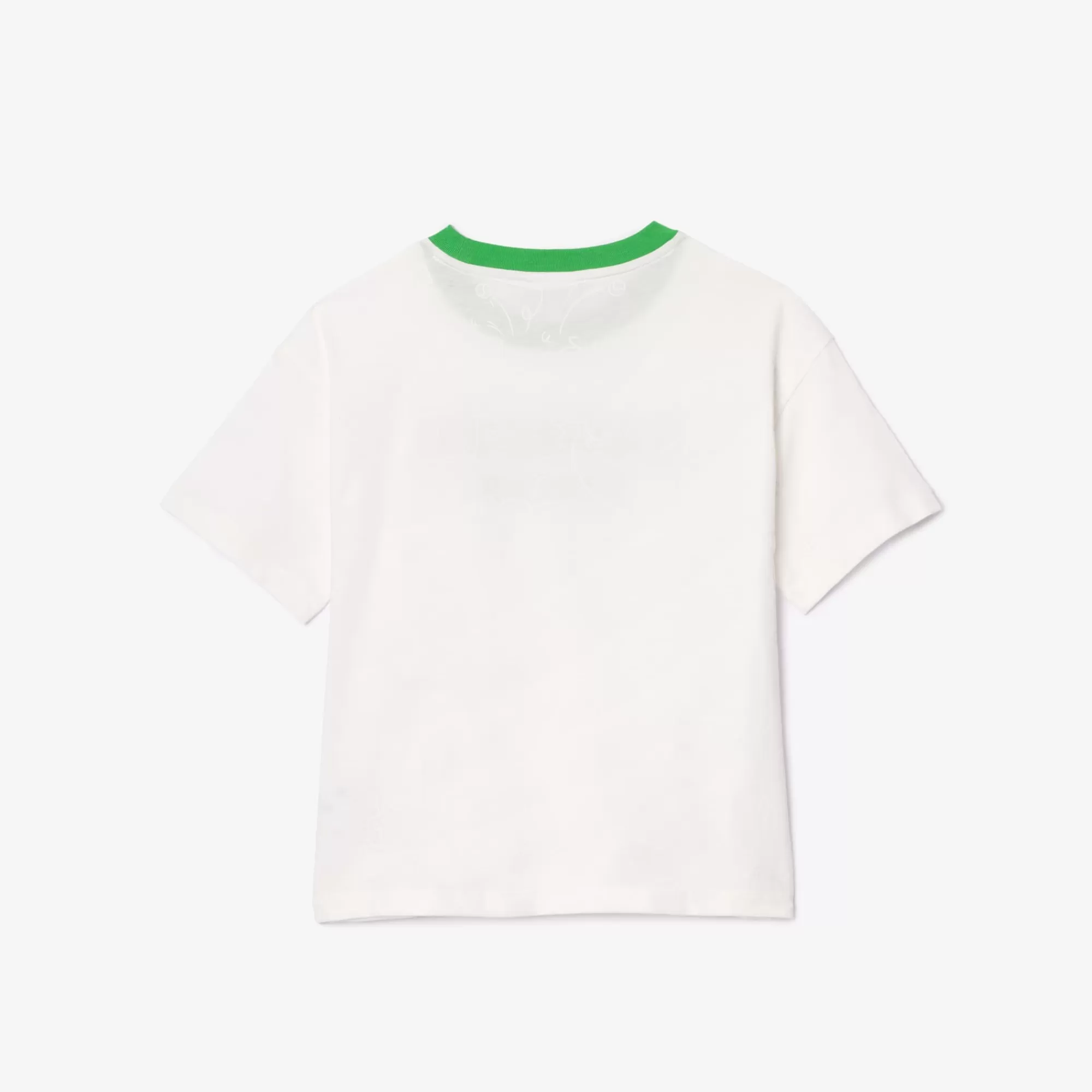 Crianças LACOSTE Moda Menina | Moda Menina^T-shirt de Algodão com Estampado