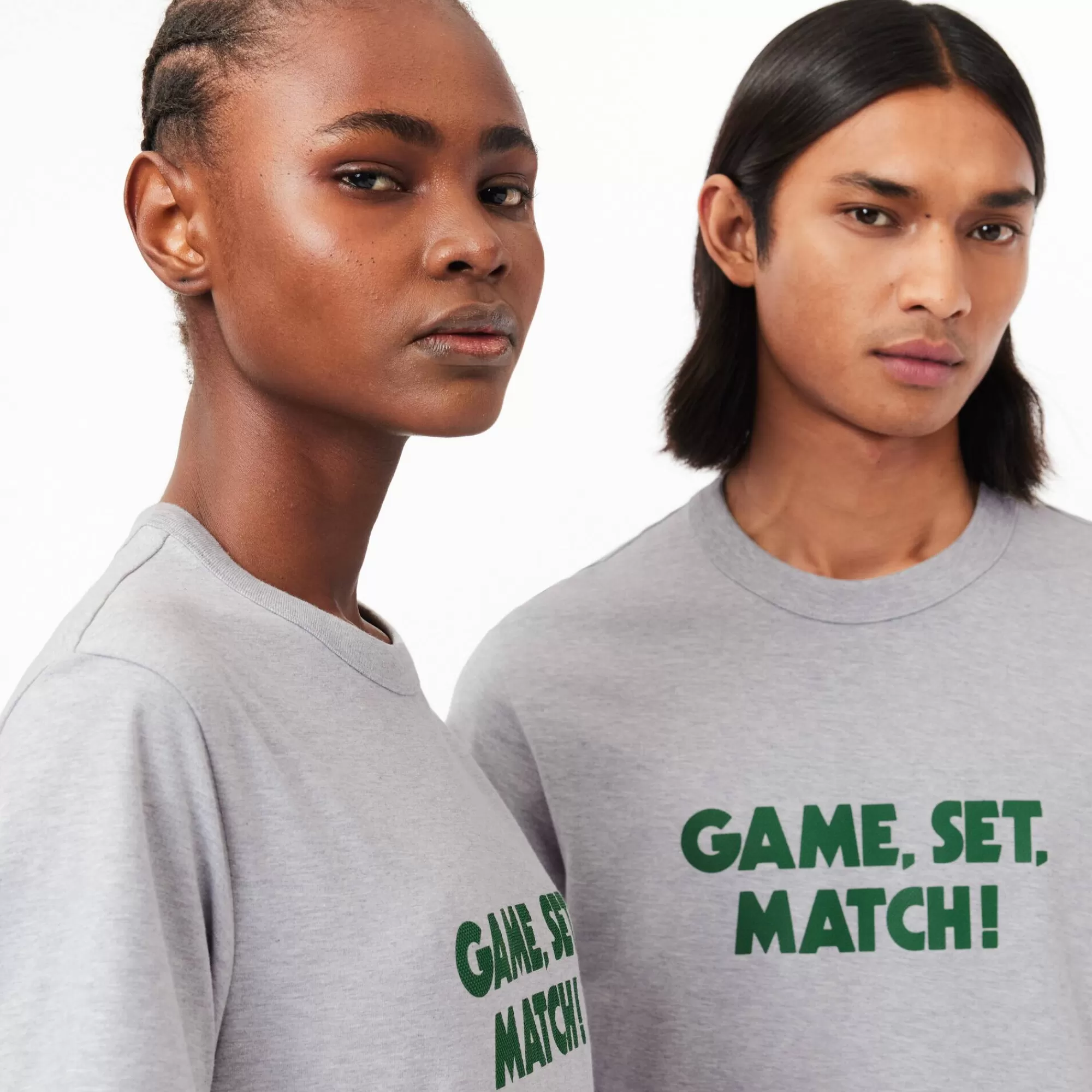 MULHER LACOSTE T-Shirts | T-Shirts^T-shirt de Algodão com Estampado