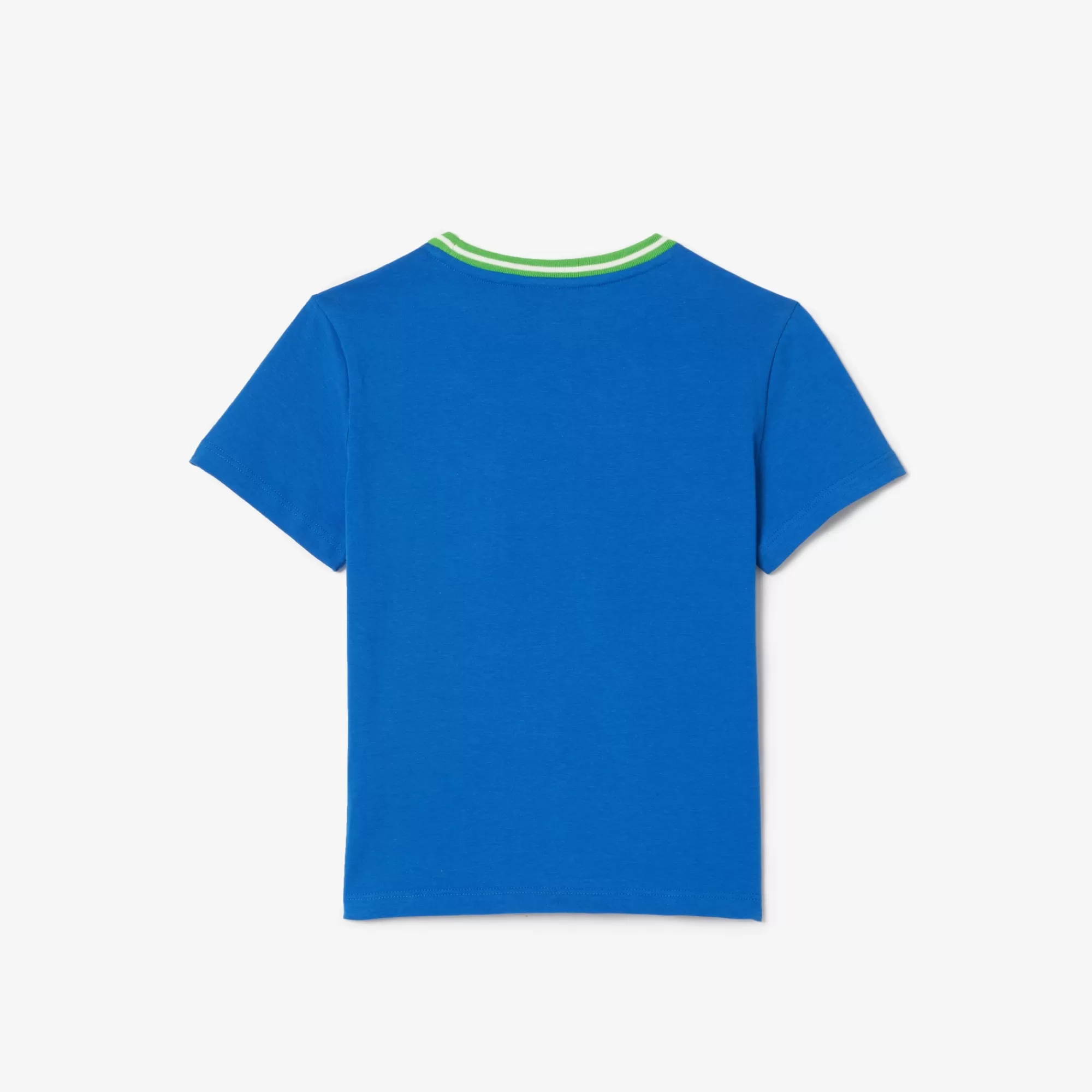 Crianças LACOSTE Moda Menina | Moda Menino^T-shirt de Algodão com Estampado em Contraste