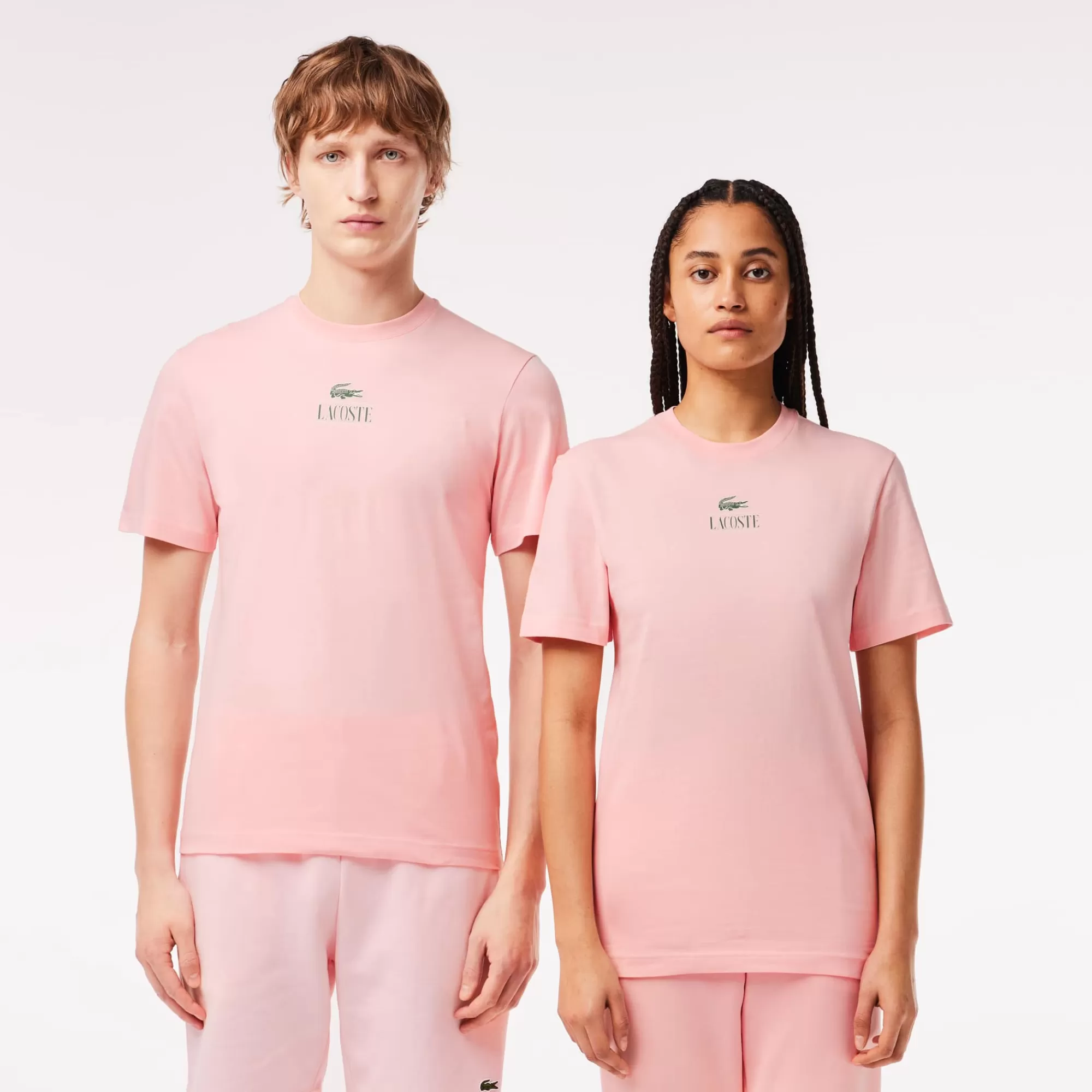 MULHER LACOSTE T-Shirts | T-Shirts^T-shirt de Algodão Grosso