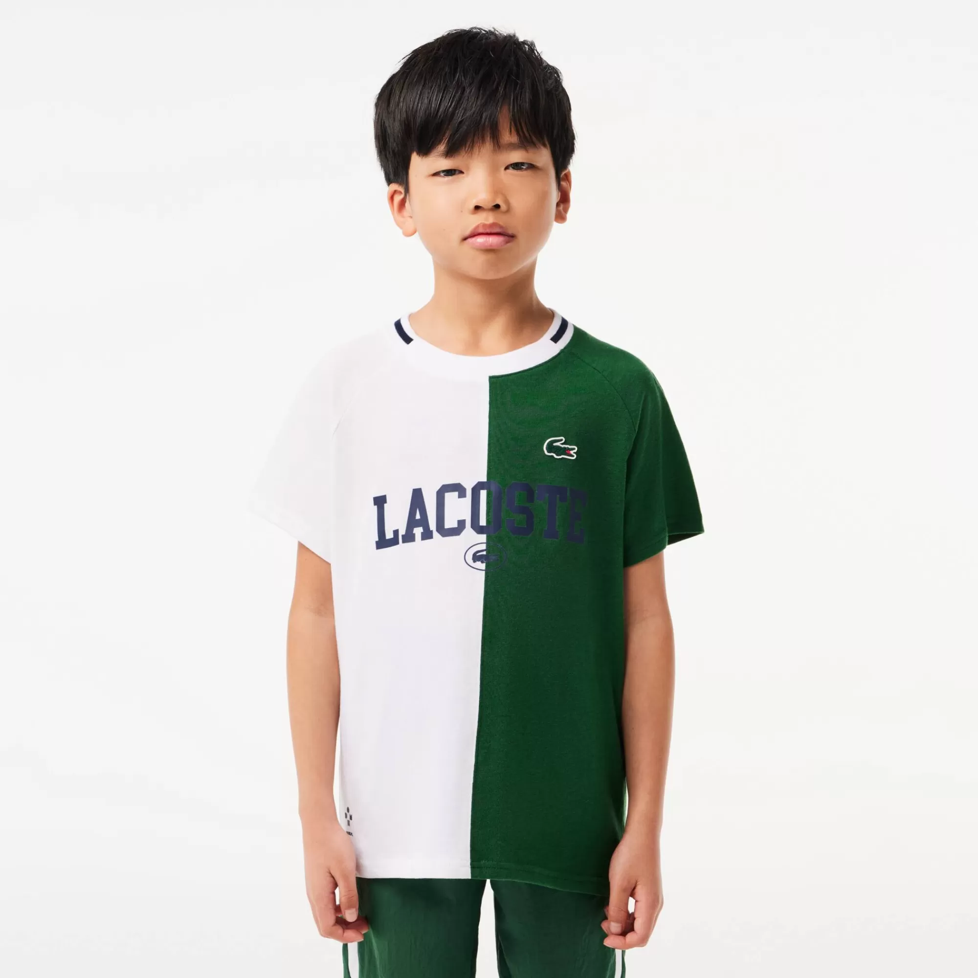 Crianças LACOSTE Moda Menino | Moda Menino^T-shirt de Algodão Tennis x Daniil Medvedev