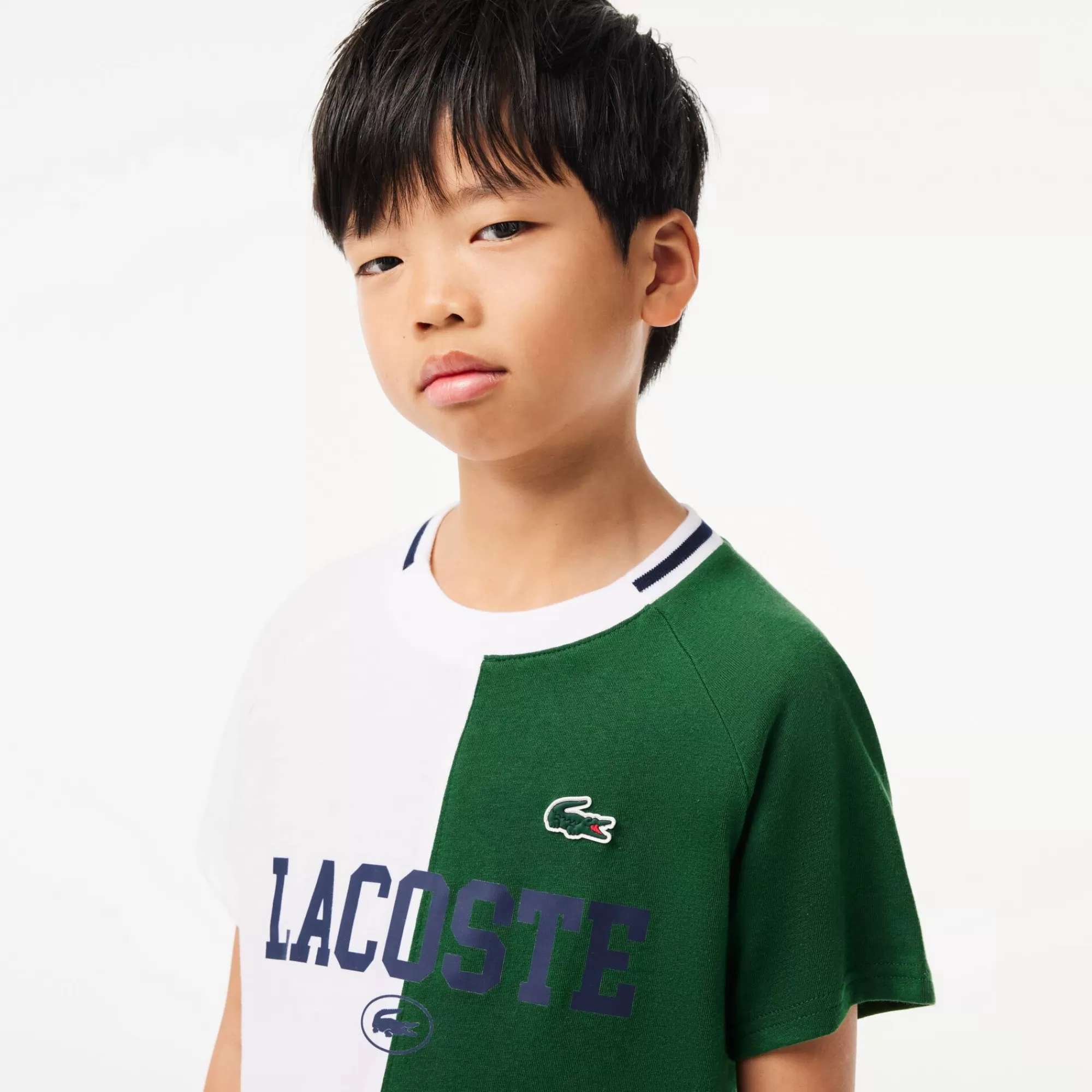 Crianças LACOSTE Moda Menino | Moda Menino^T-shirt de Algodão Tennis x Daniil Medvedev