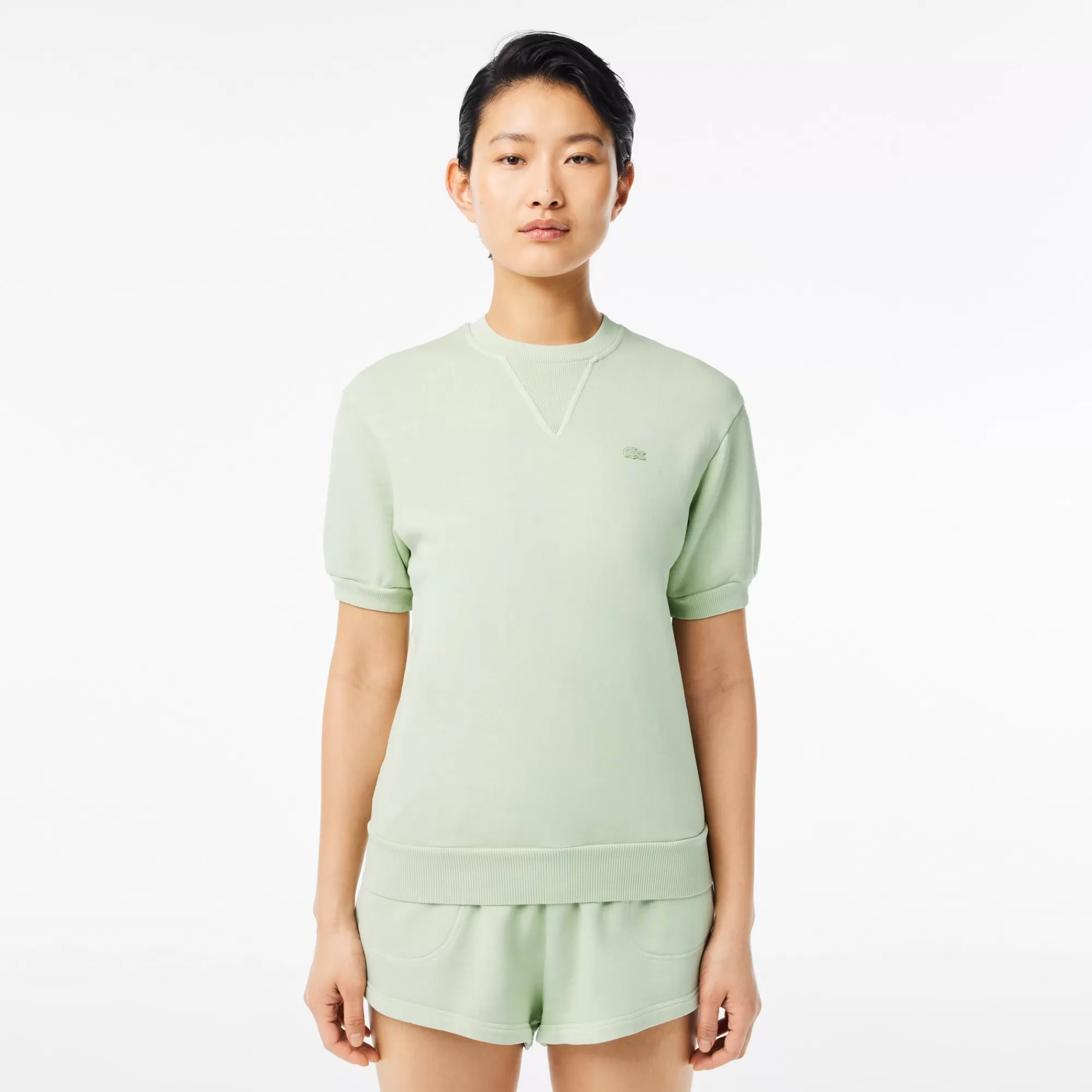 MULHER LACOSTE T-Shirts^T-shirt de Felpa com Tingimento Natural