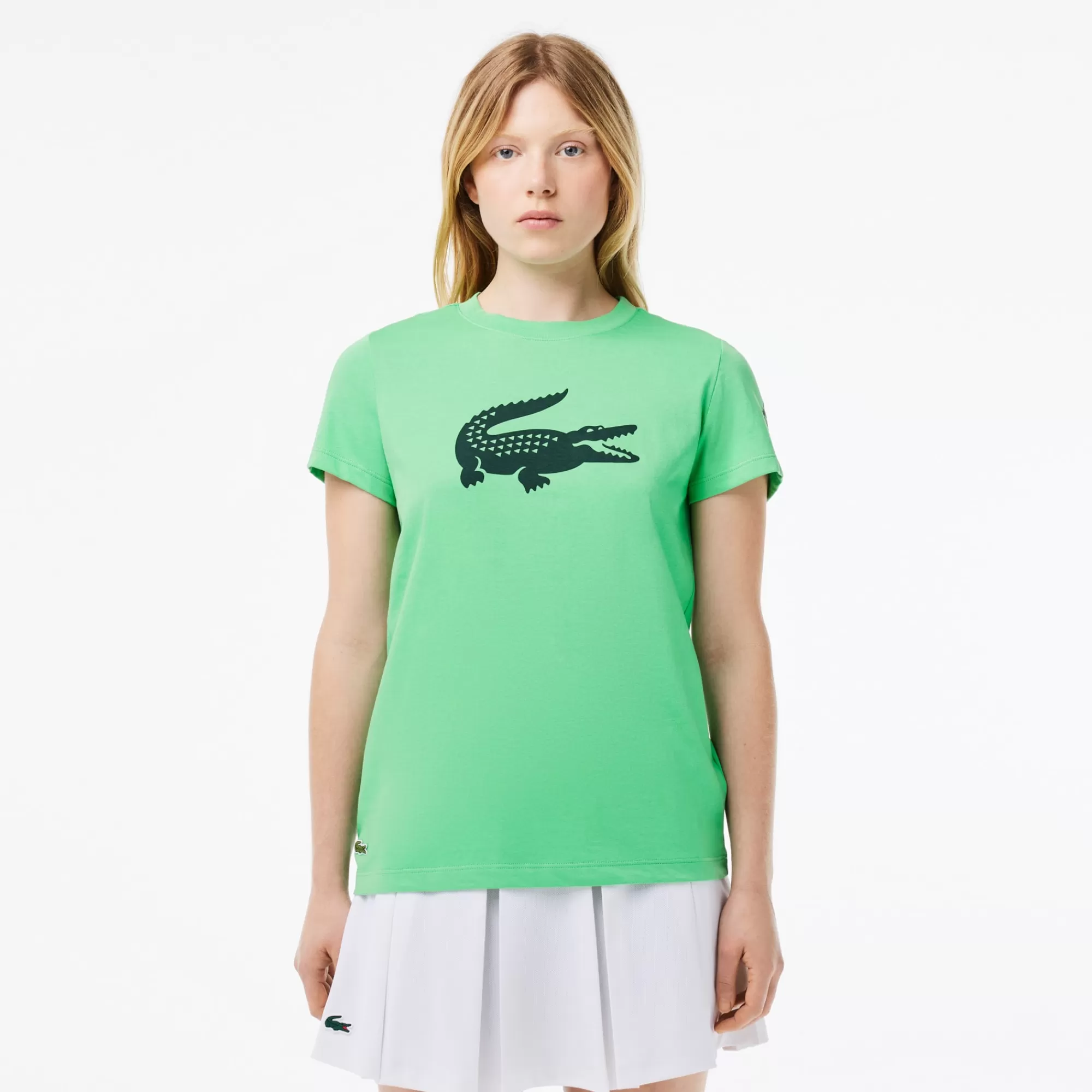 MULHER LACOSTE Ténis | Roupa Deportiva Mulher^T-shirt de ténis da Edição Mutua Madrid Open