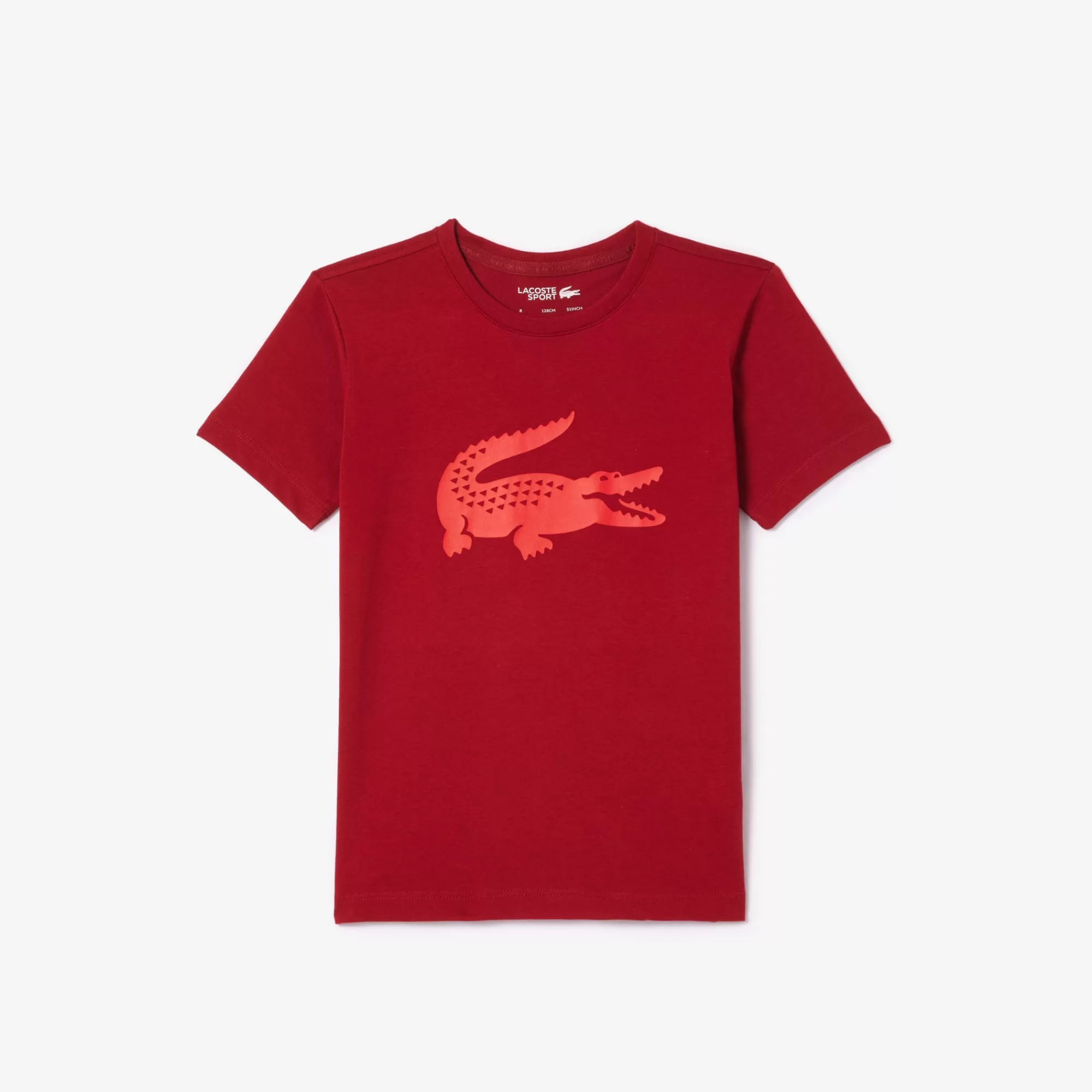 Crianças LACOSTE Moda Menino | Moda Menino^T-shirt de Ténis Oversize de Algodão Técnico