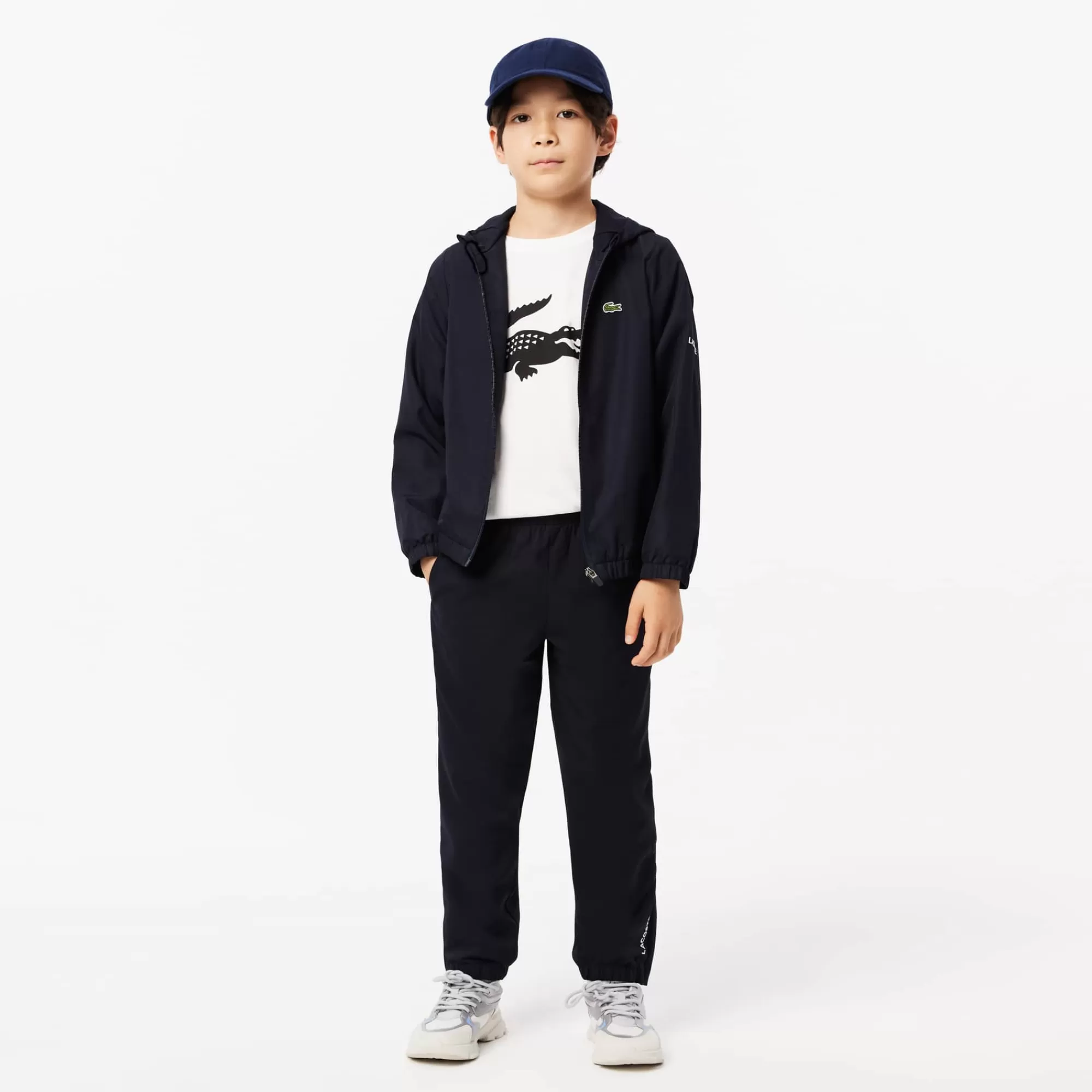 Crianças LACOSTE Moda Menino | Moda Menino^T-shirt de Ténis Oversize de Algodão Técnico