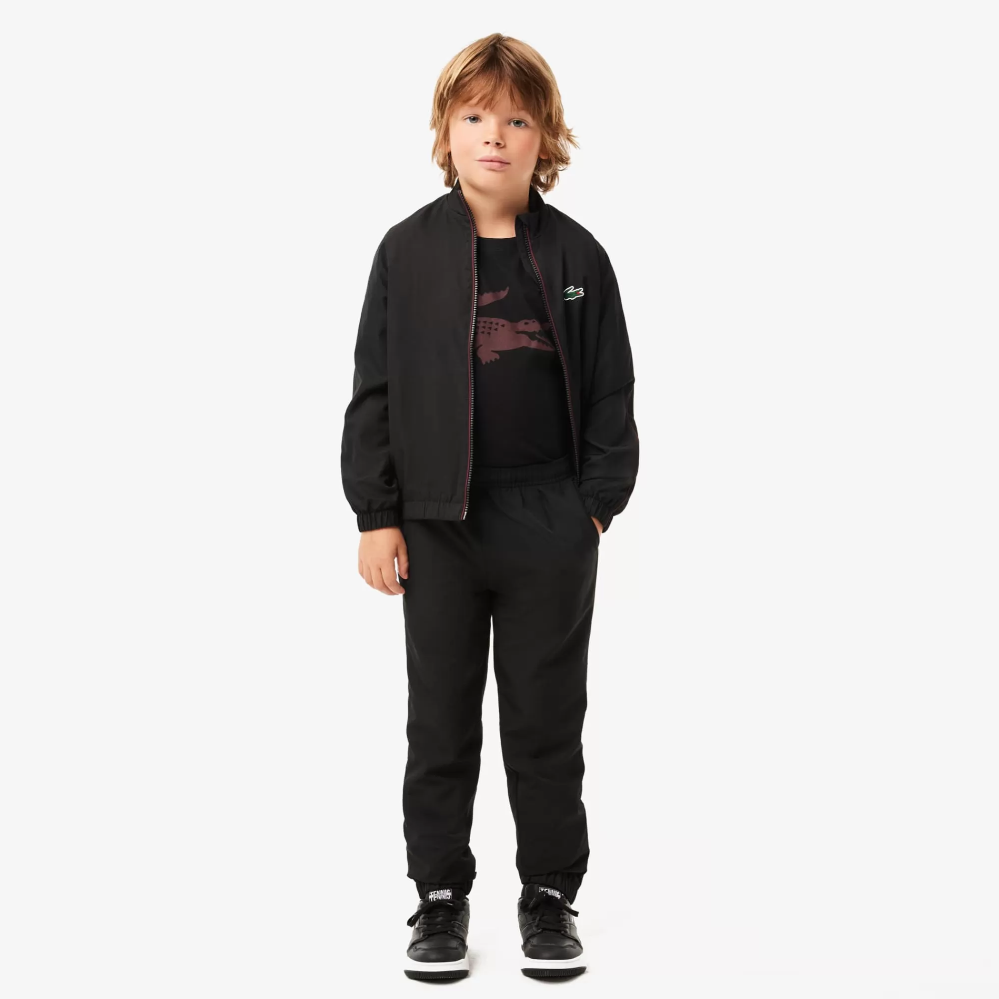 Crianças LACOSTE Moda Menino | Moda Menino^T-shirt de Ténis Oversize de Algodão Técnico