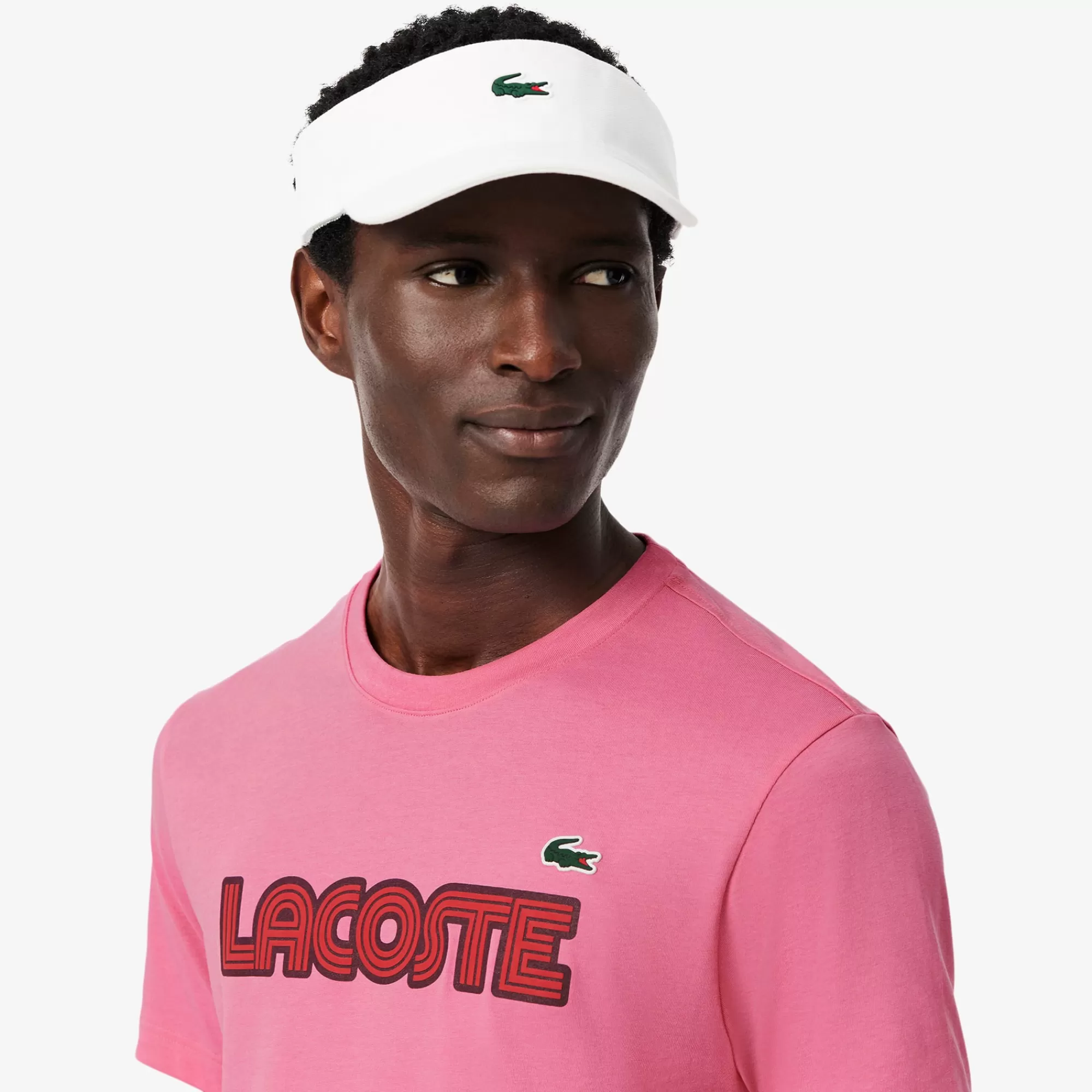 LACOSTE Roupa Desportiva | T-Shirts^T-shirt Desportiva de Algodão com Logo e Tecnologia Ultra-Dry