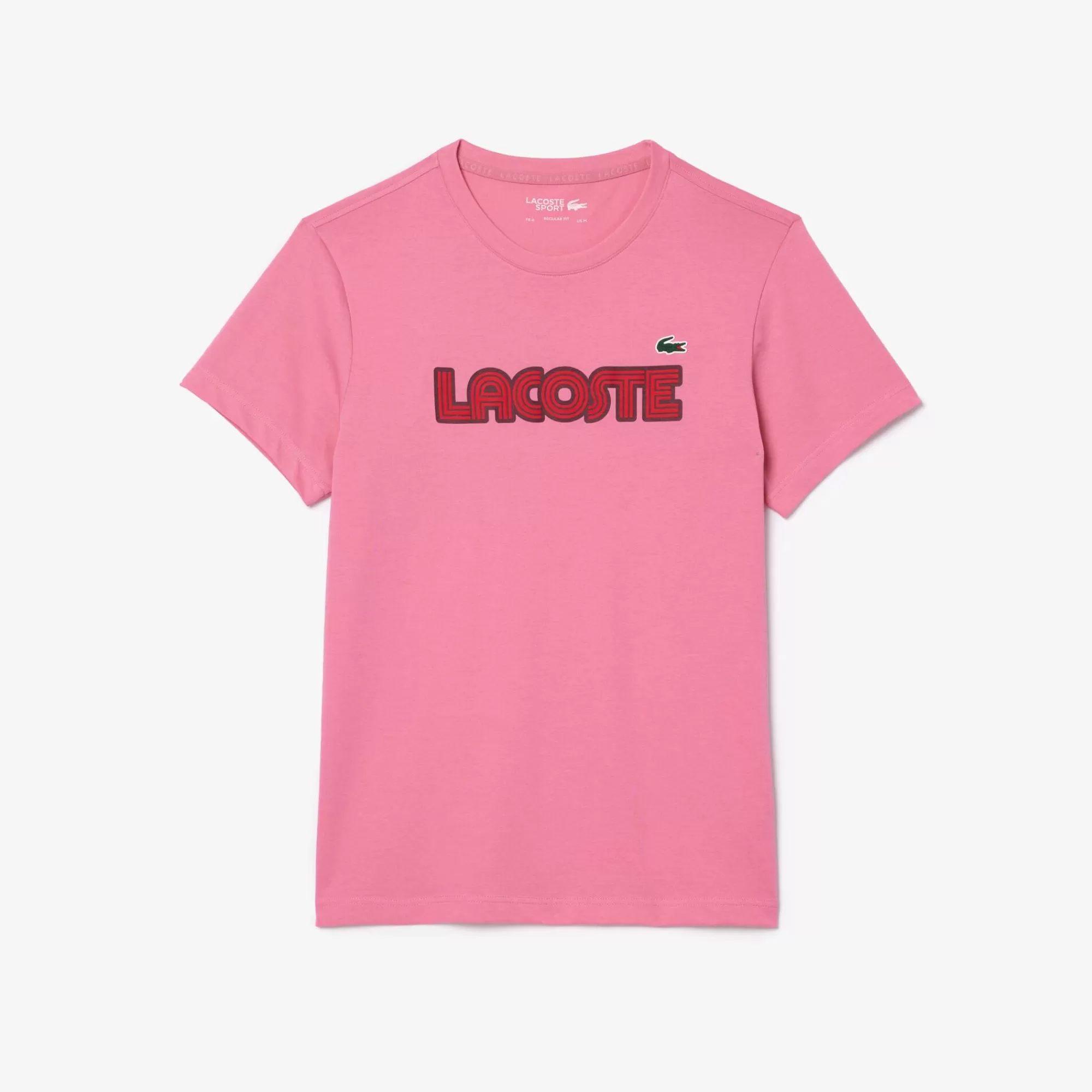 LACOSTE Roupa Desportiva | T-Shirts^T-shirt Desportiva de Algodão com Logo e Tecnologia Ultra-Dry